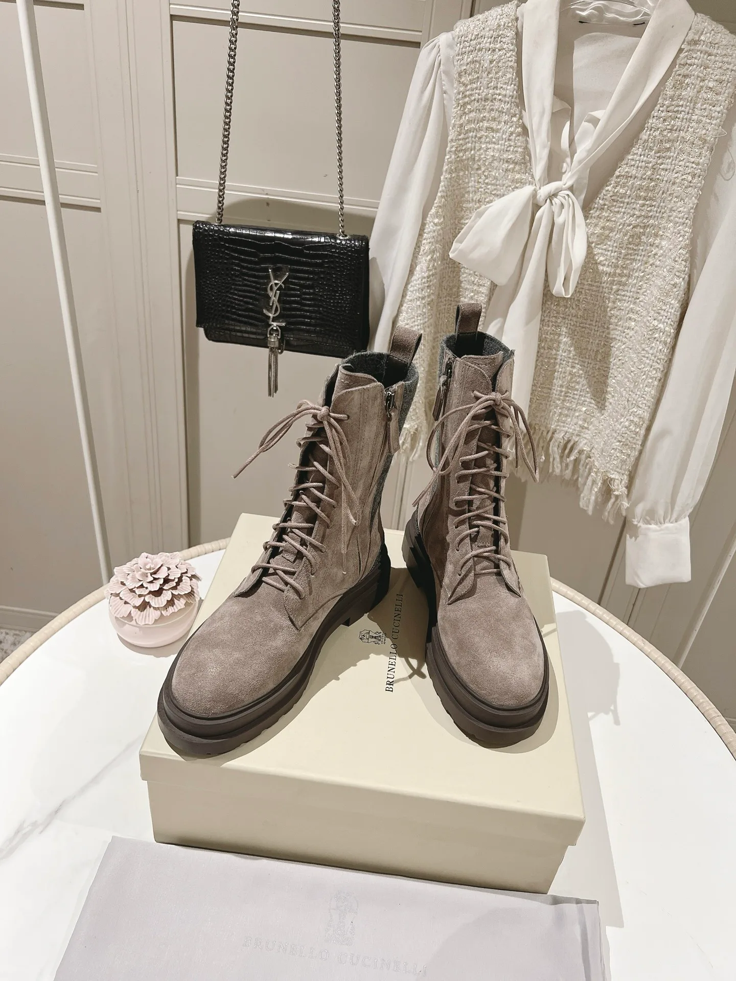 Ботинки Женские Brunello Cucinelli 18217264