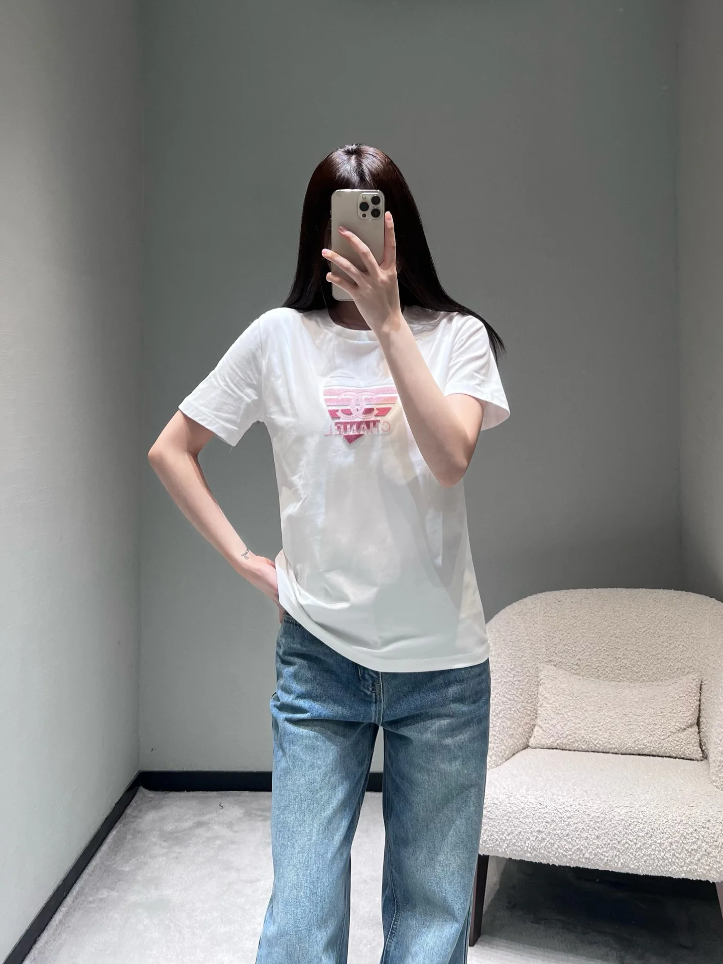 Футболки Женские Chanel 5072463