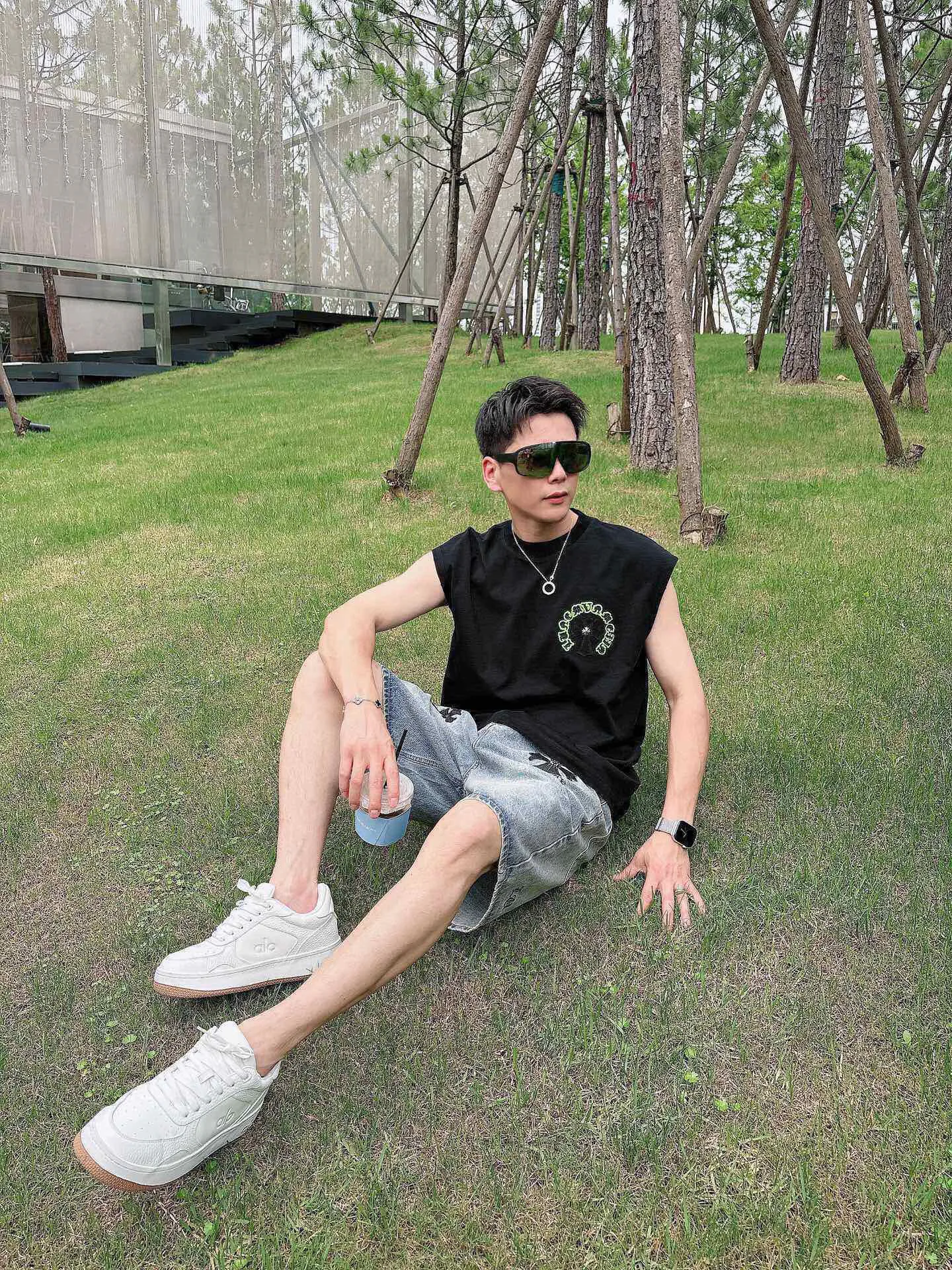Футболки Мужские Chrome Hearts 11646917