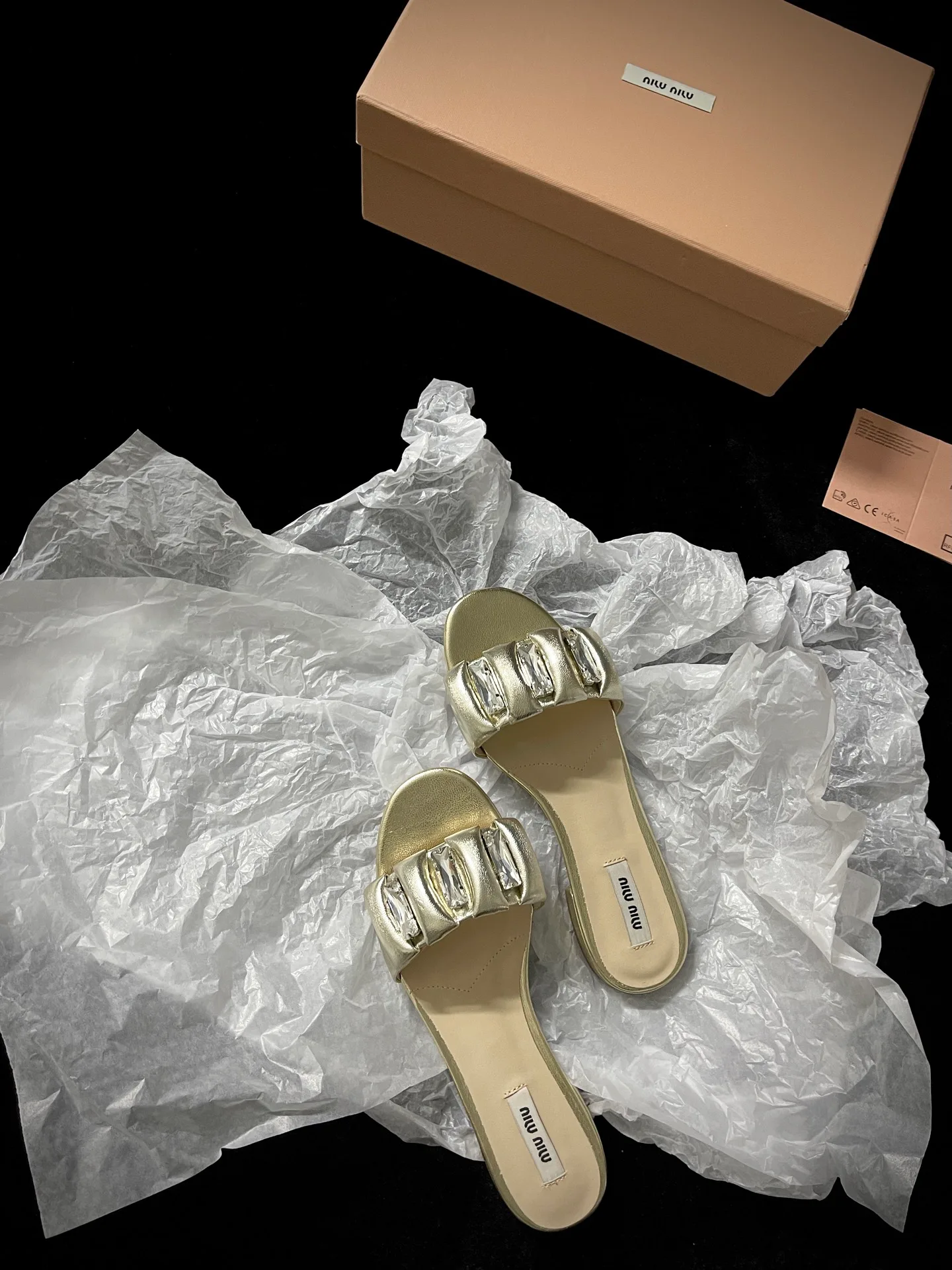 Шлепанцы Женские Miu Miu 11228