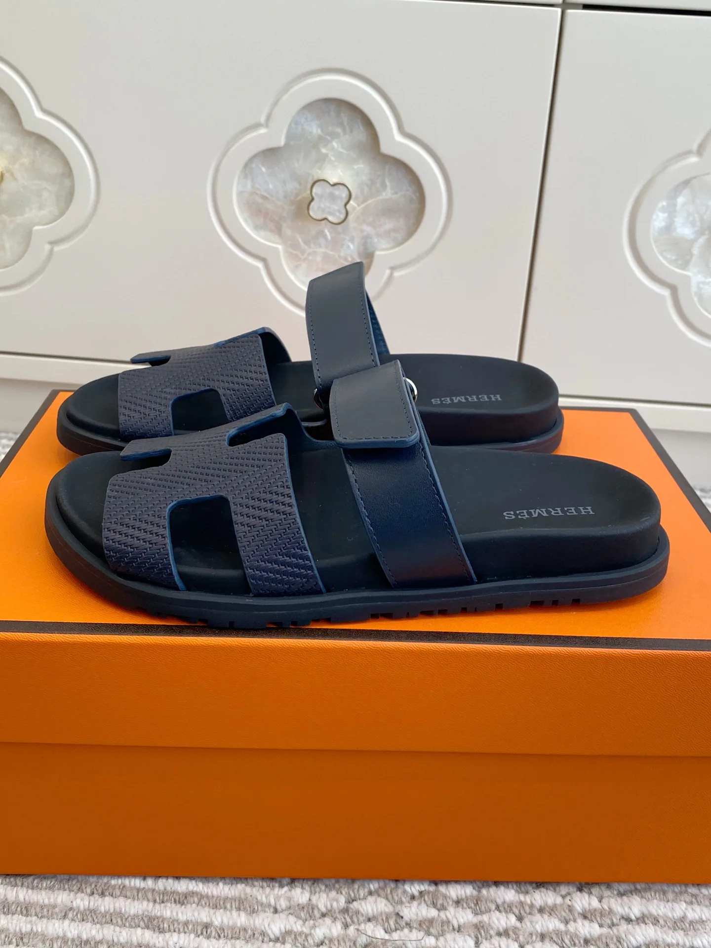 Шлепанцы Женские Hermes 1717021