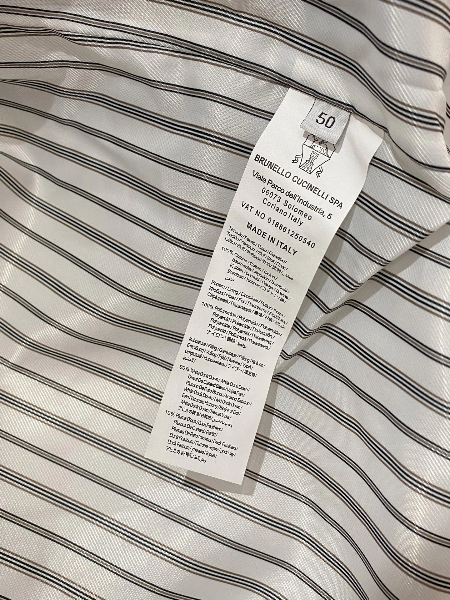 Куртки И Пуховики Мужские Brunello Cucinelli 470287