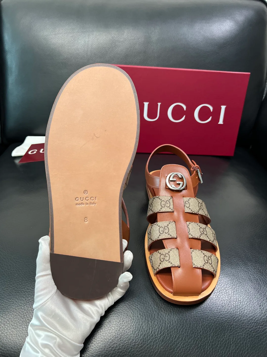 Сандалии Мужские Gucci 13568830