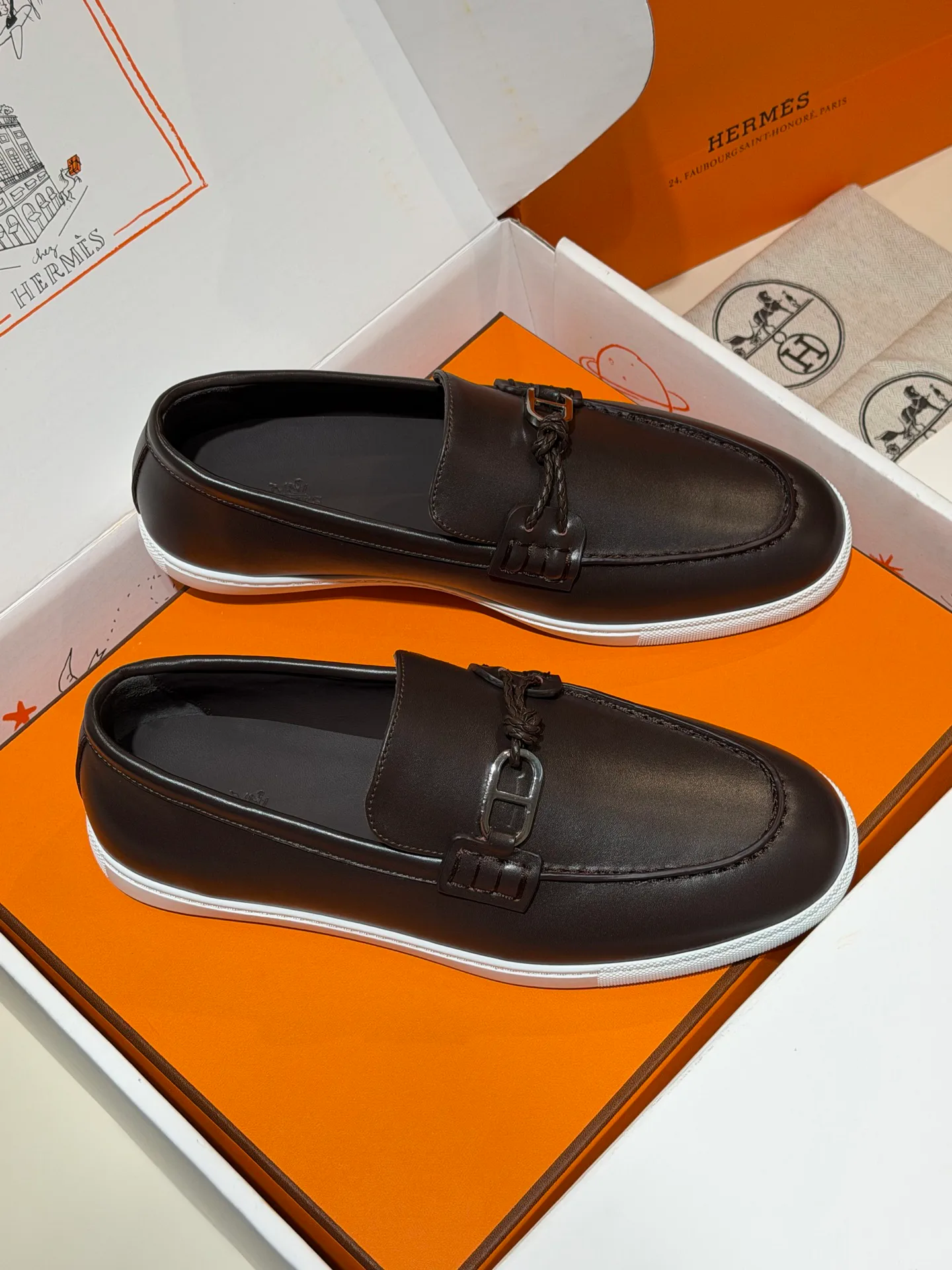 Лоферы Мужские Hermes 279281