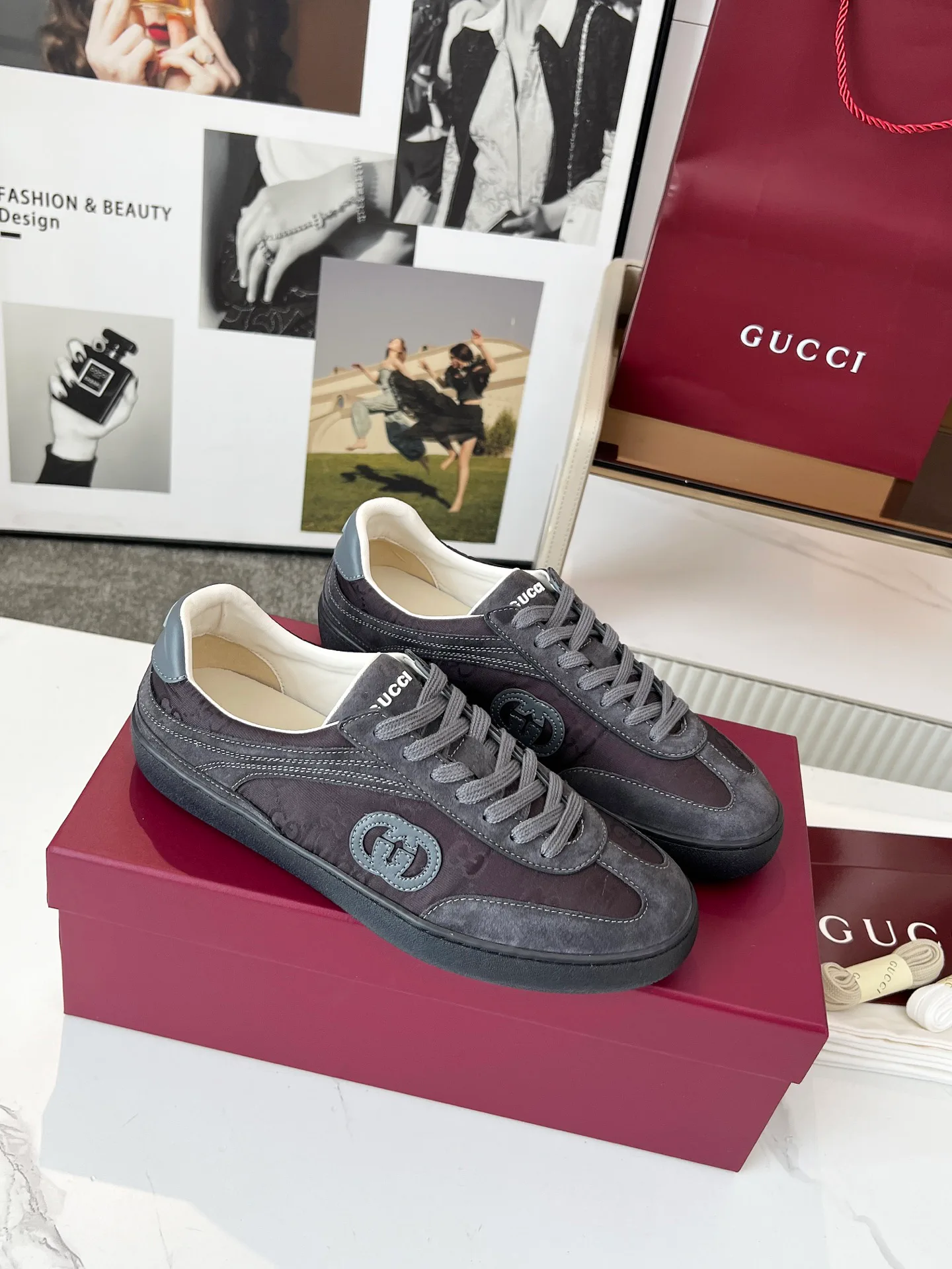 Кроссовки Мужские Gucci 17620417