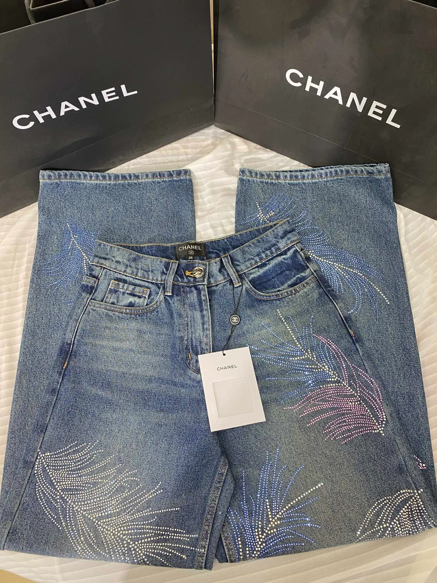 Джинсы Женские Chanel 1849761