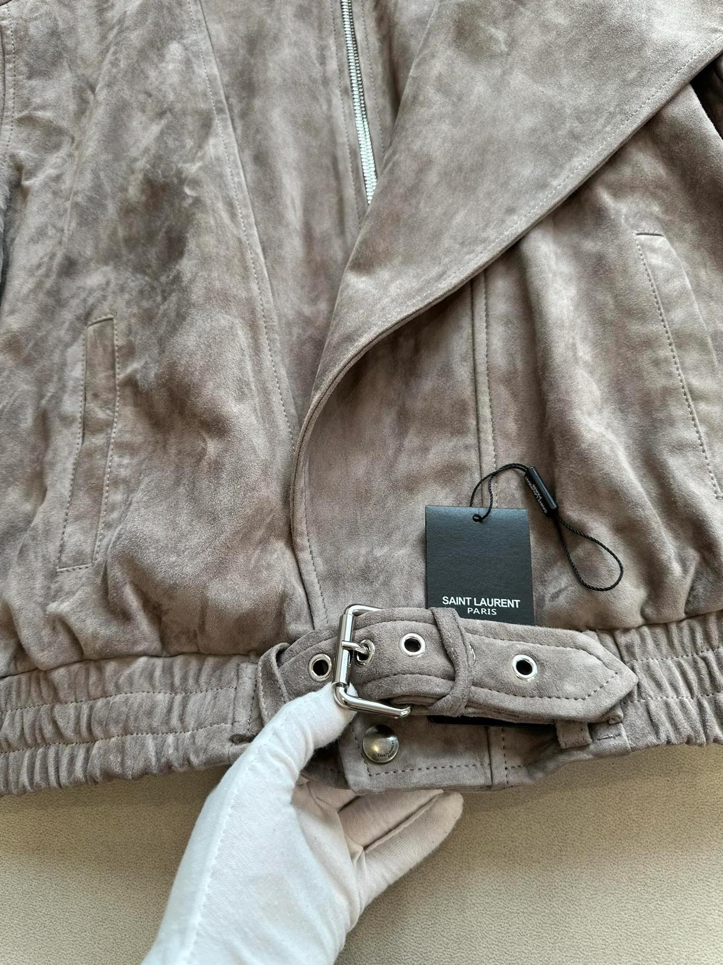 Кожаные Куртки И Дублёнки Женские Saint Laurent 11518133