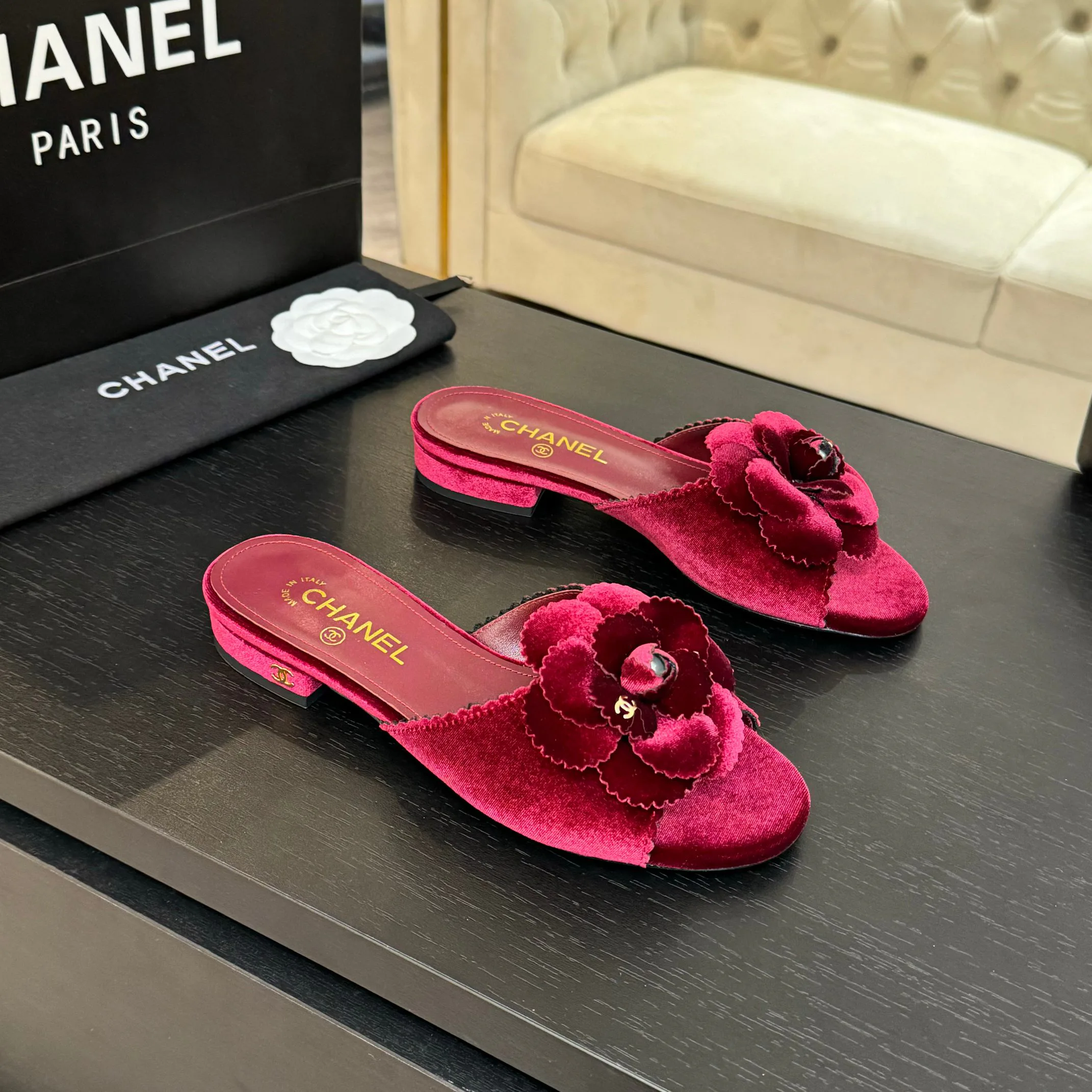 Шлепанцы Женские Chanel 53400