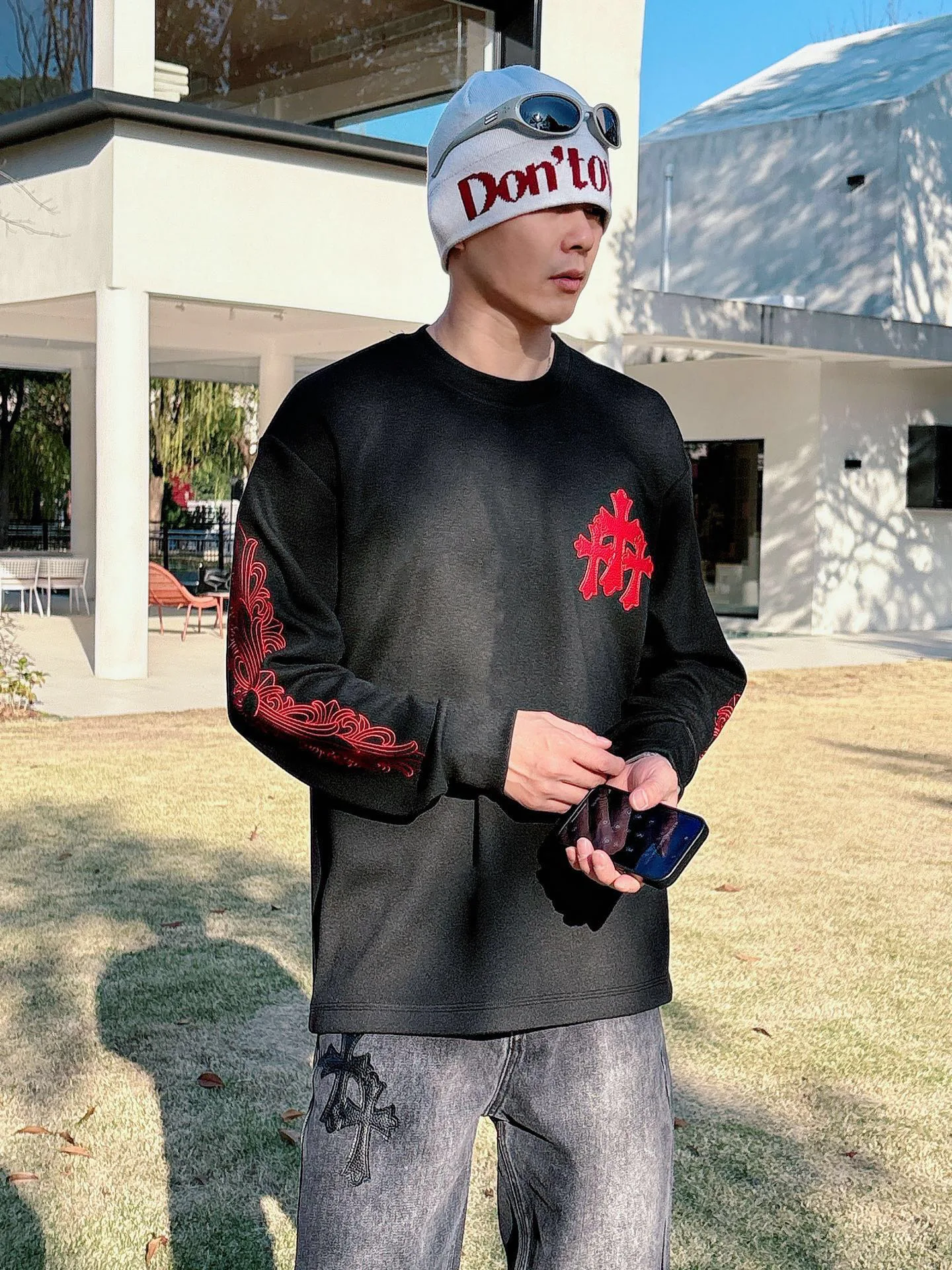 Свитшоты И Худи Мужские Chrome Hearts 2237980