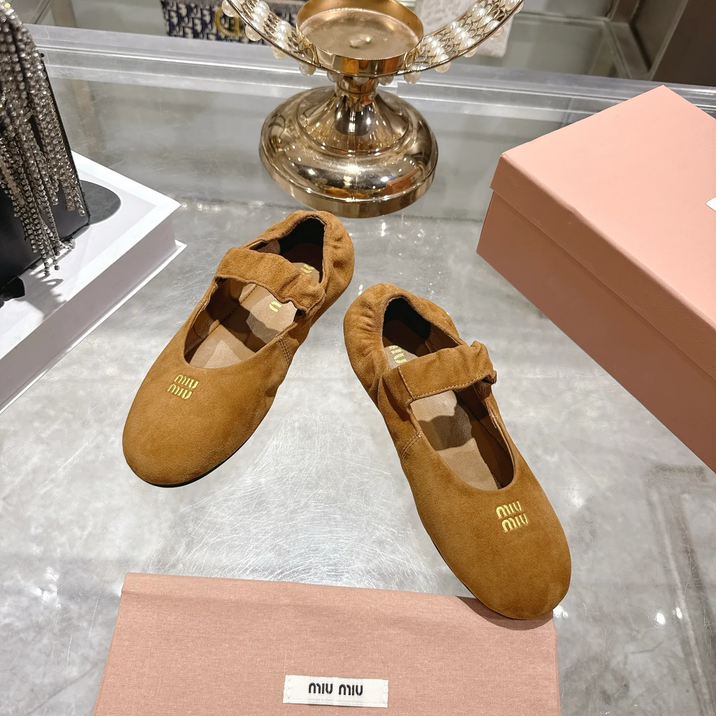 Балетки Женские Miu Miu 12847596