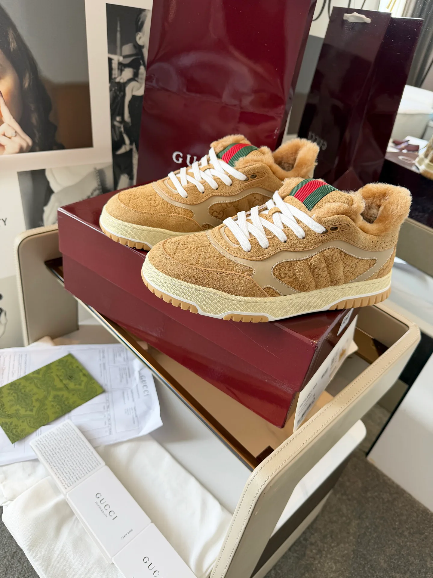 Кроссовки Женские Gucci 982797