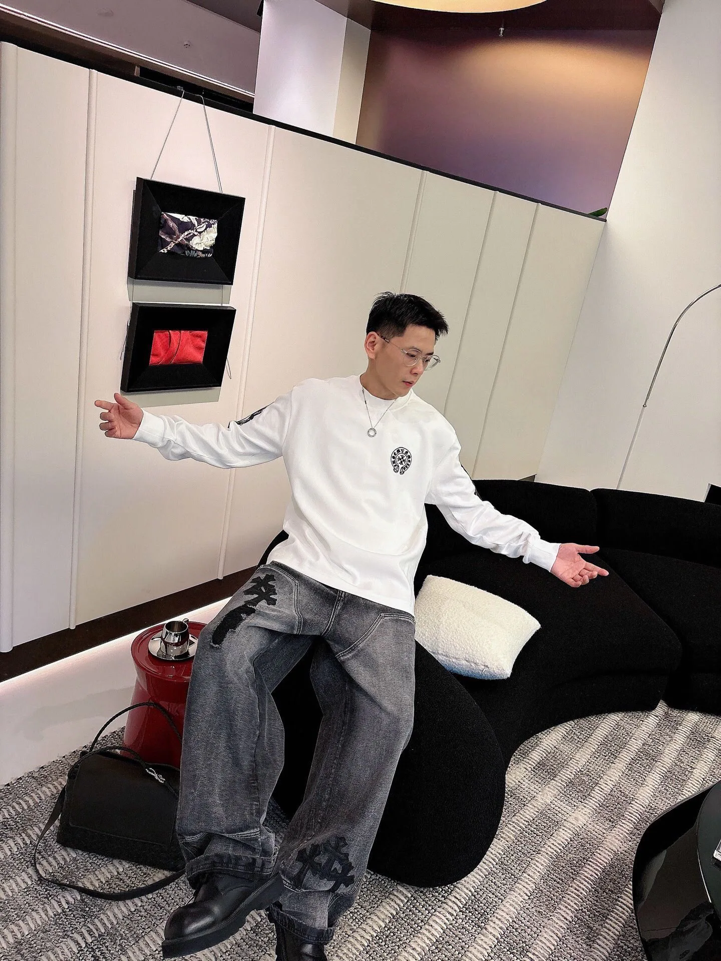 Свитшоты И Худи Мужские Chrome Hearts 2237992