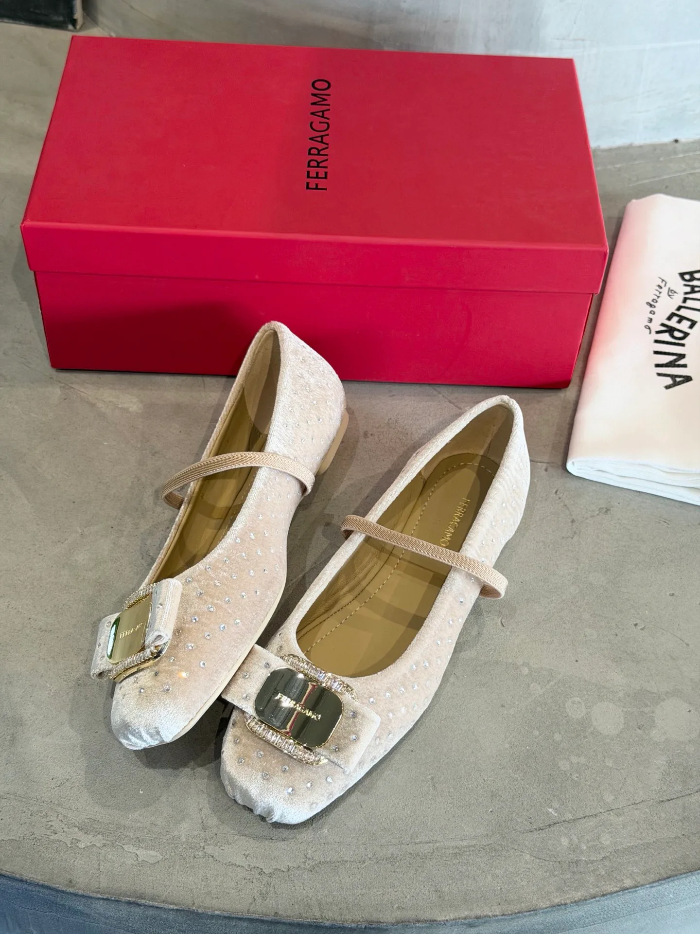 Балетки Женские Salvatore Ferragamo 11675400