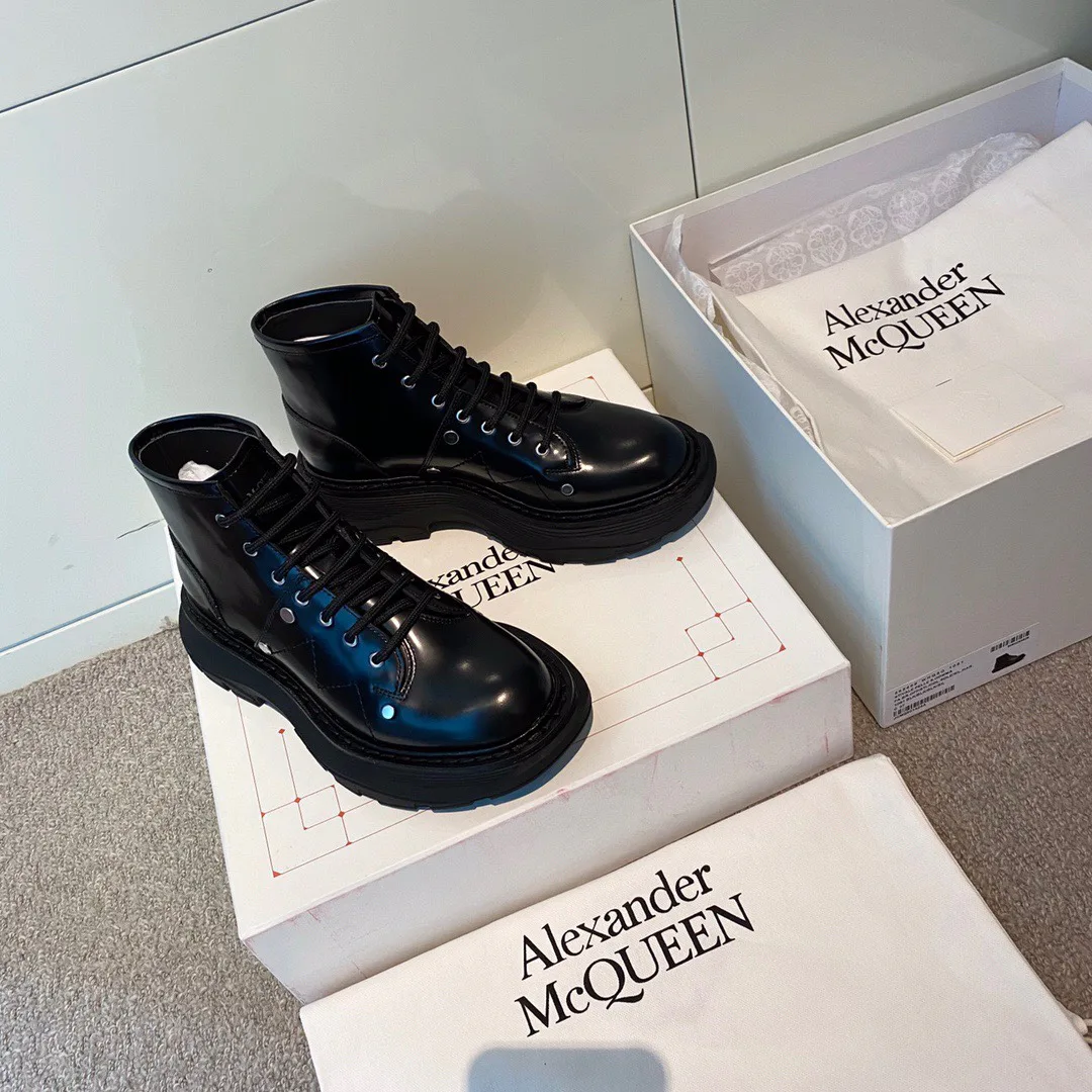 Ботинки Женские Alexander Mcqueen 529827