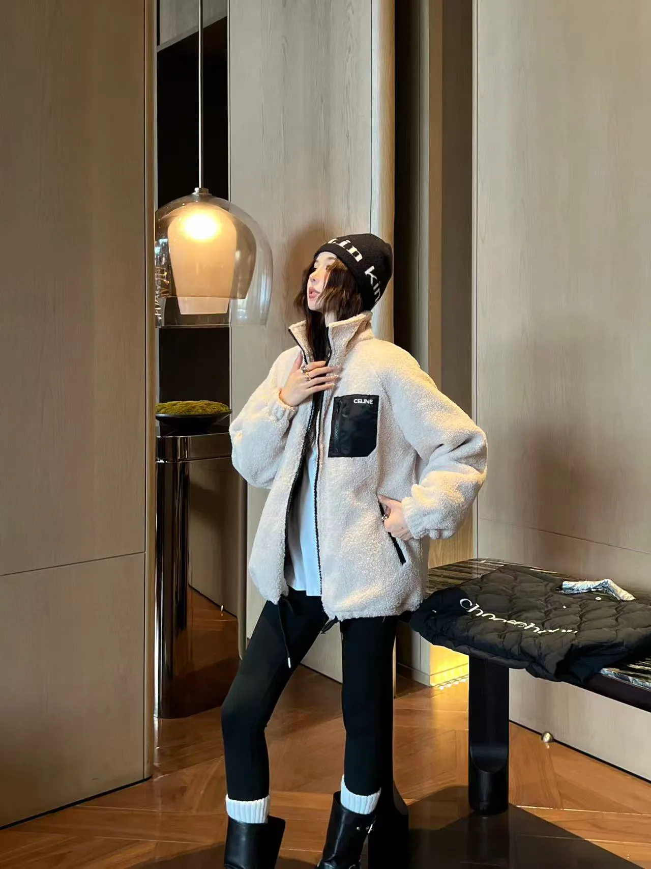 Куртки И Пуховики Женские Celine 4843323