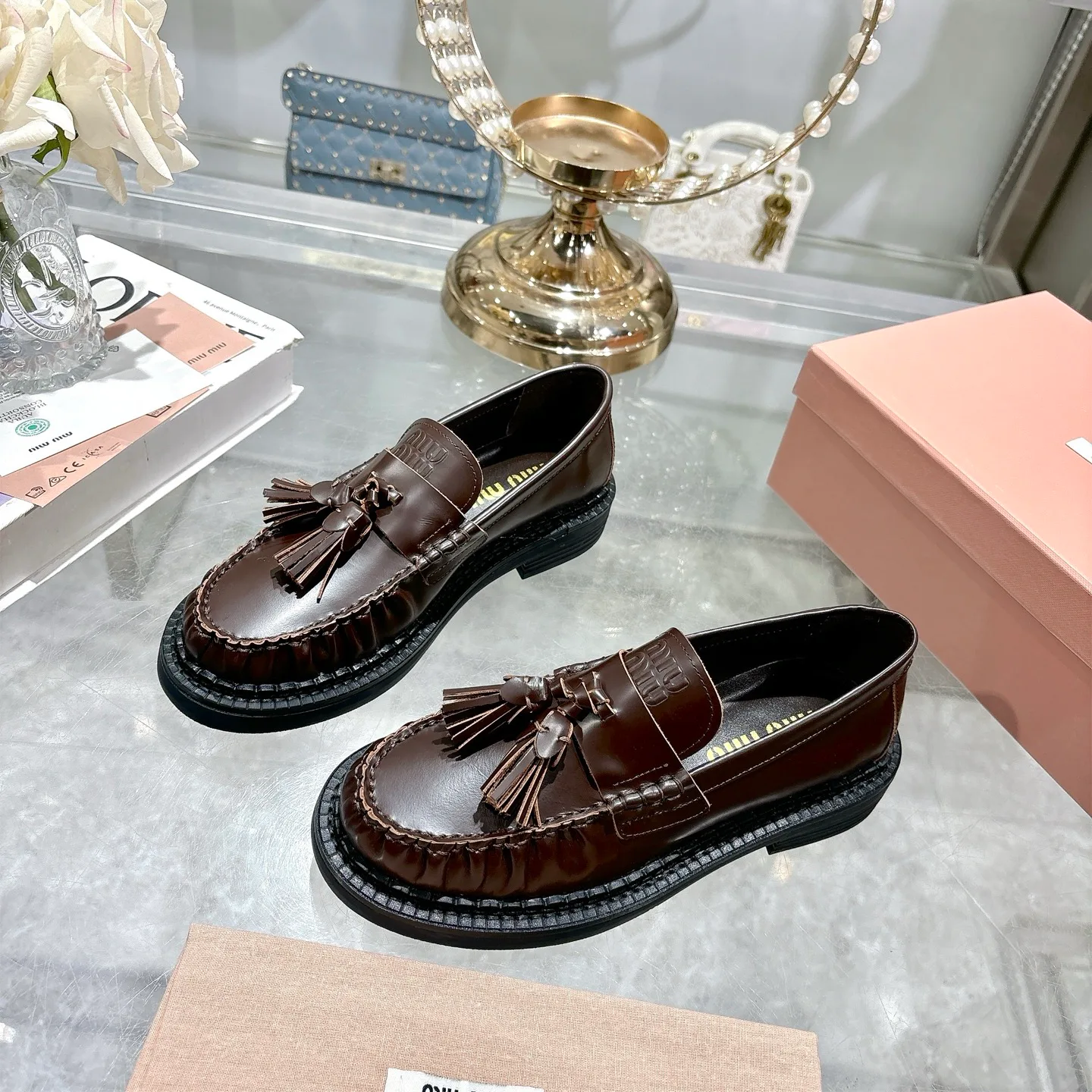 Лоферы Женские Miu Miu 397845