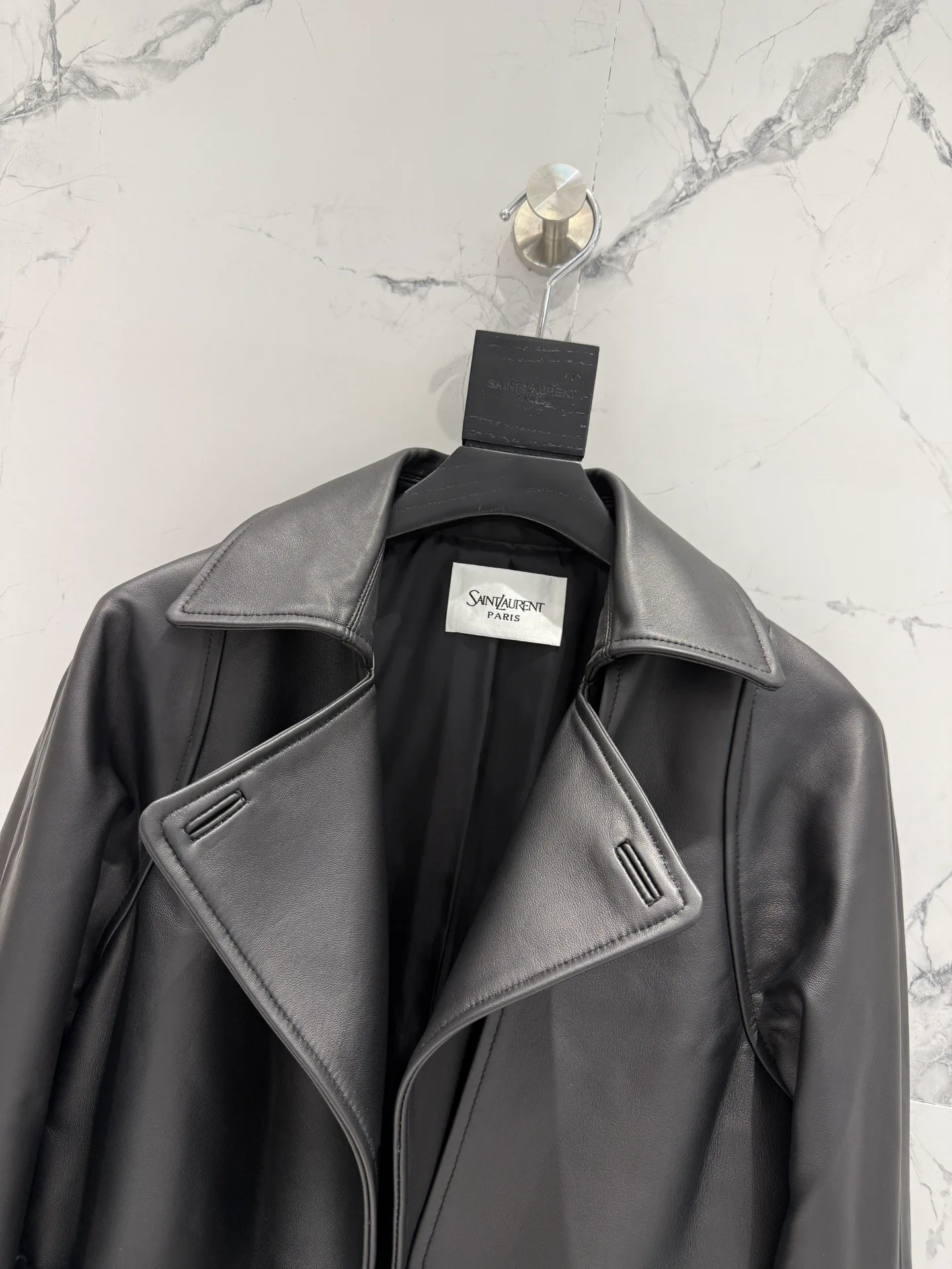 Кожаные Куртки И Дублёнки Женские Saint Laurent 11598162