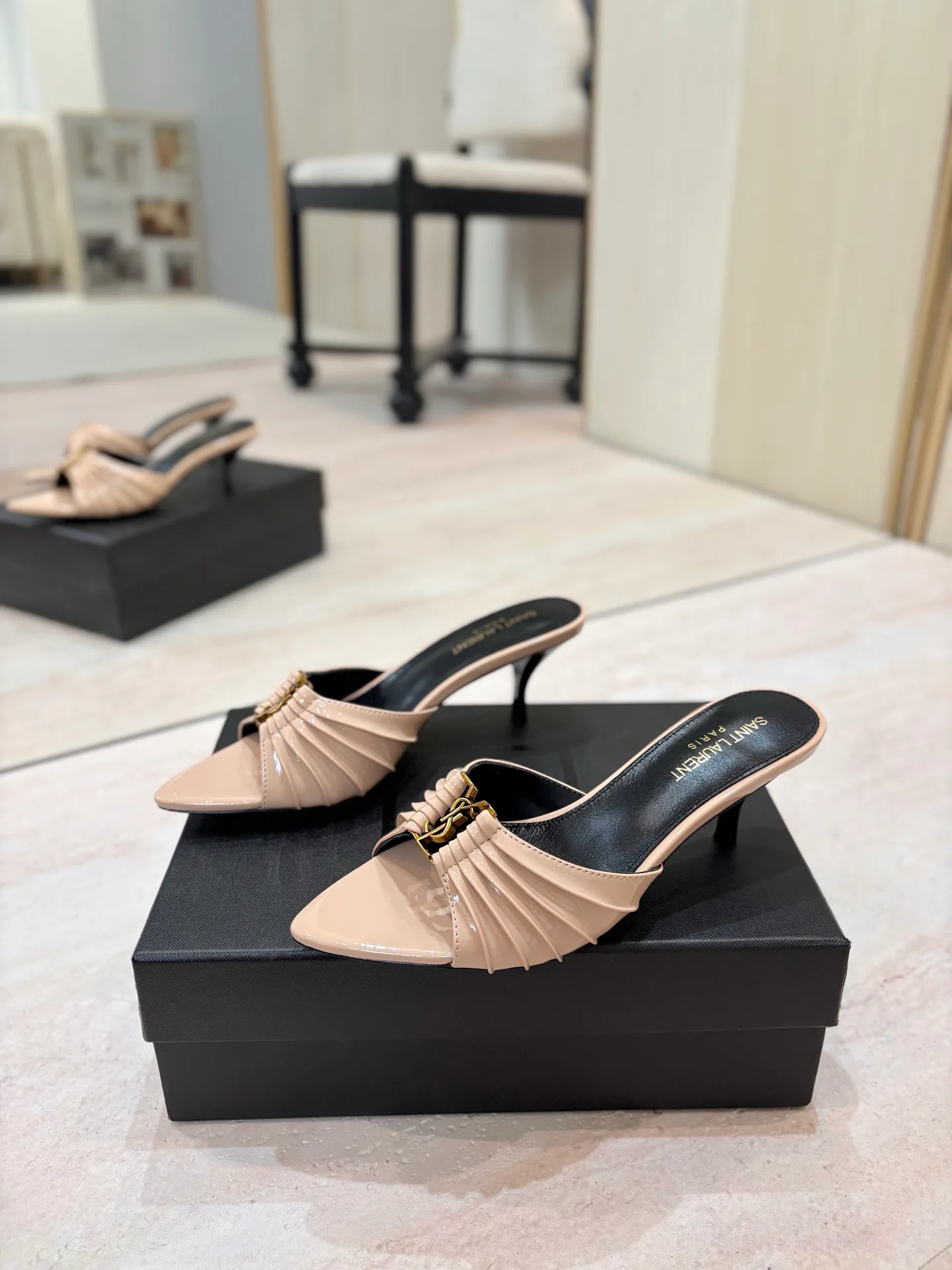 Мюли И Сабо Женские Saint Laurent 17476077