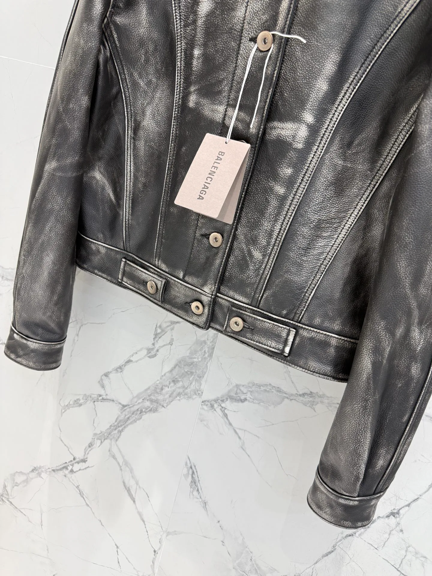 Кожаные Куртки И Дублёнки Женские Balenciaga 10624729