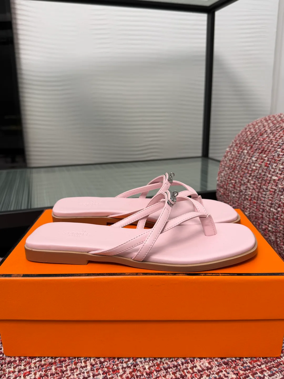 Шлепанцы Женские Hermes 1809514