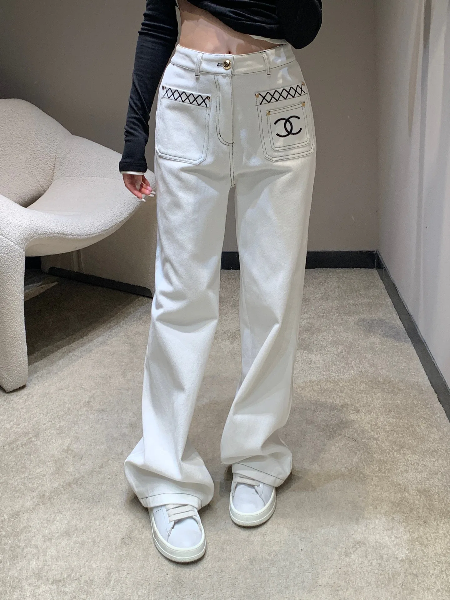 Джинсы Женские Chanel 229346