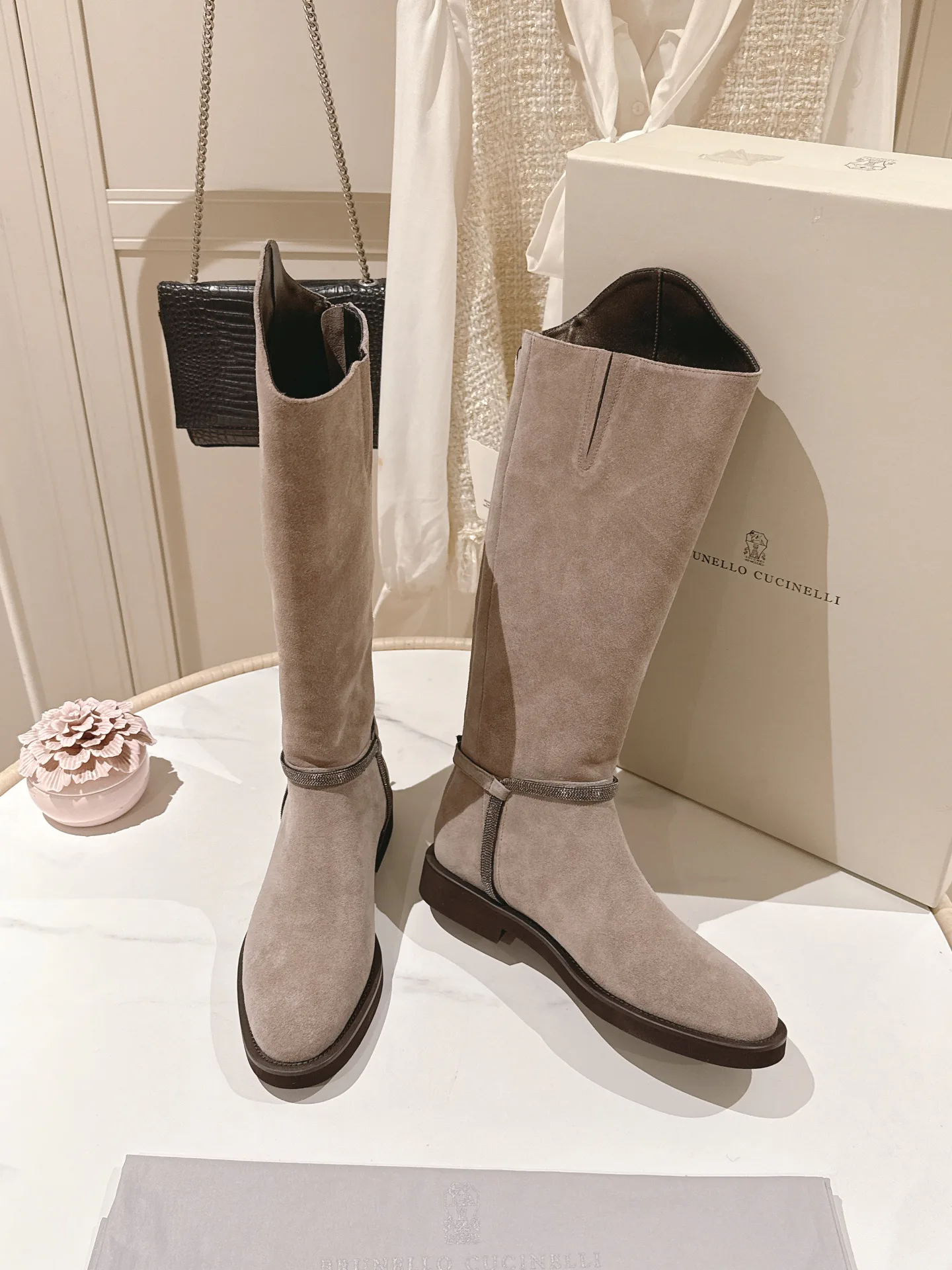 Сапоги Женские Brunello Cucinelli 18217274