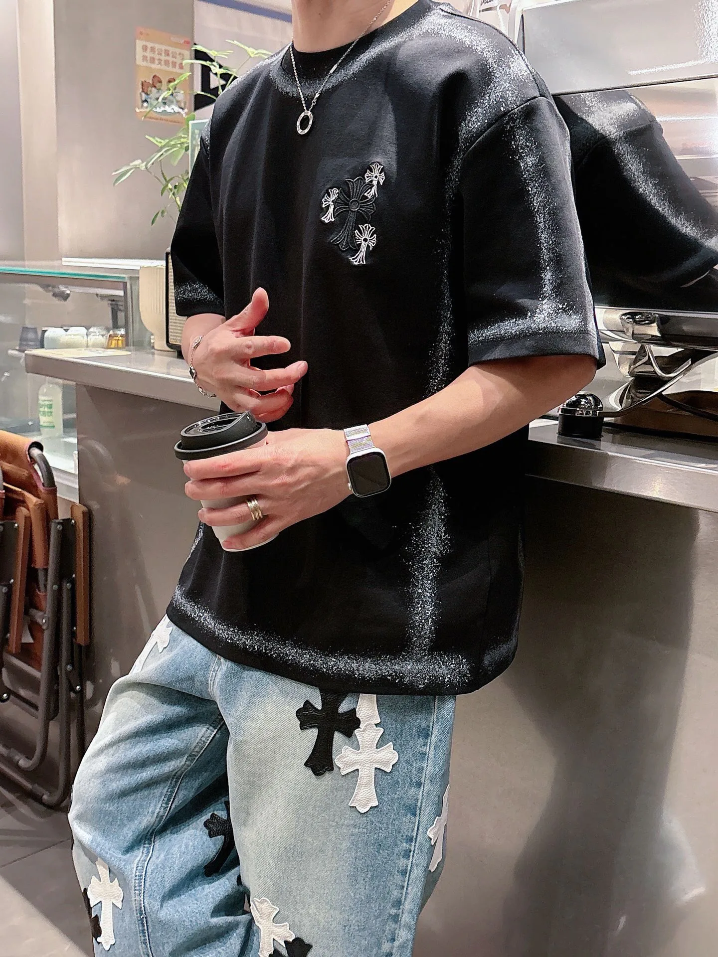 Футболки Мужские Chrome Hearts 11695031