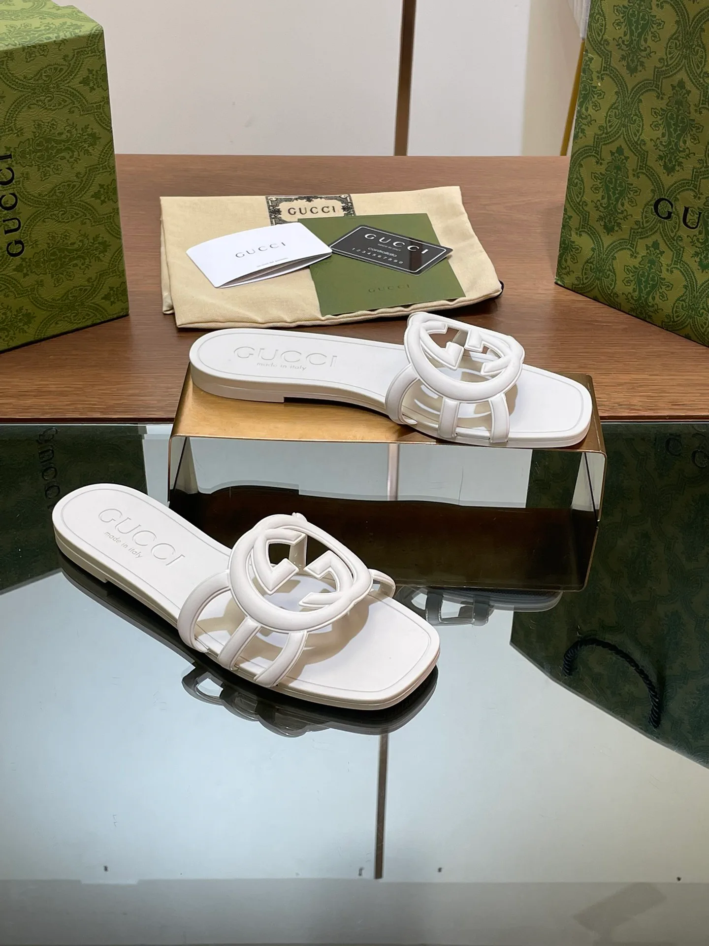 Шлепанцы Женские Gucci 15267