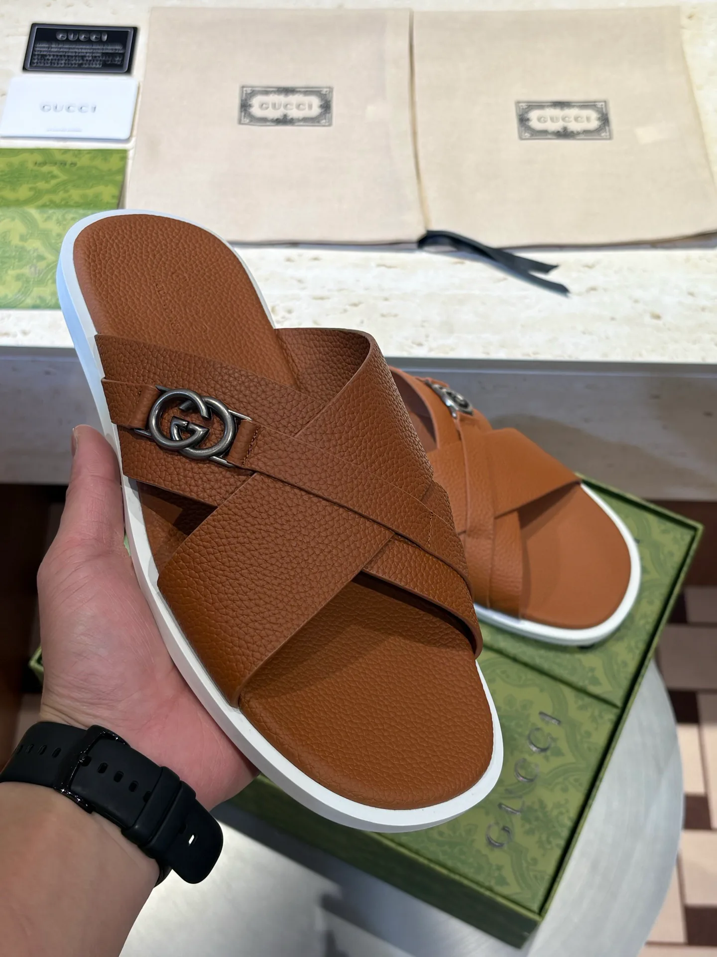 Сандалии Мужские Gucci 13186016