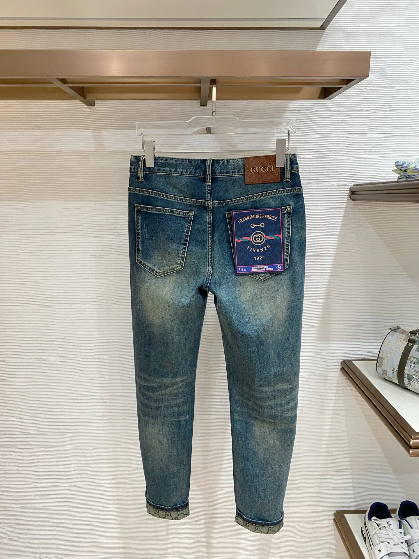 Джинсы Мужские Gucci 9856566