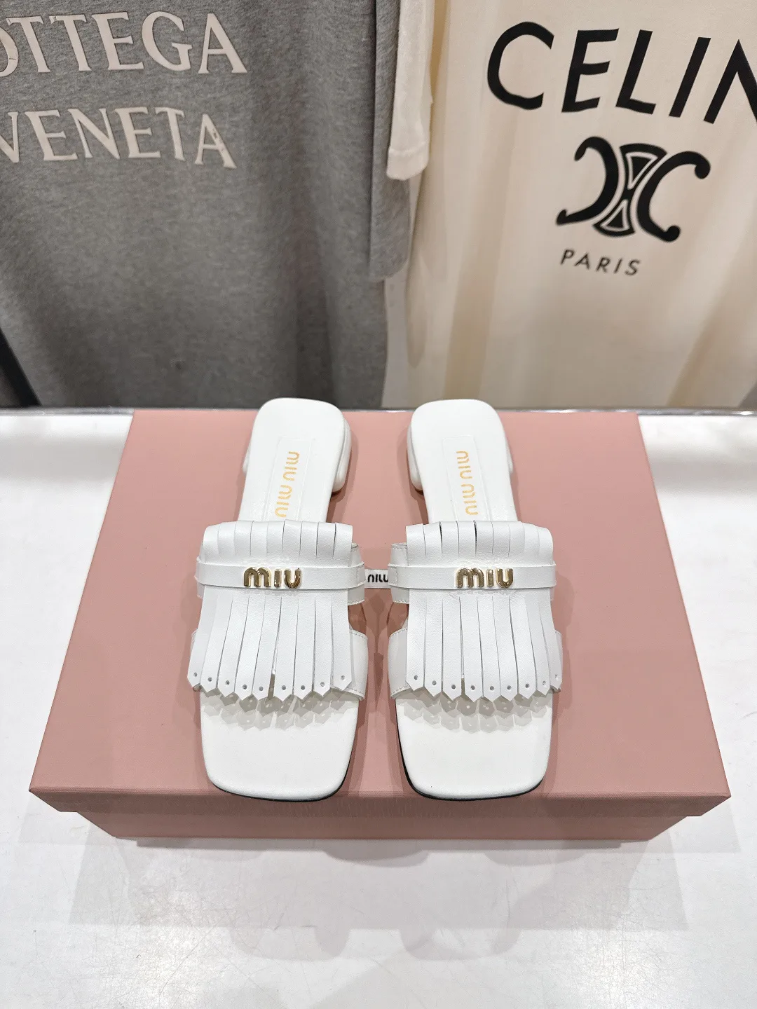 Шлепанцы Женские Miu Miu 1842306