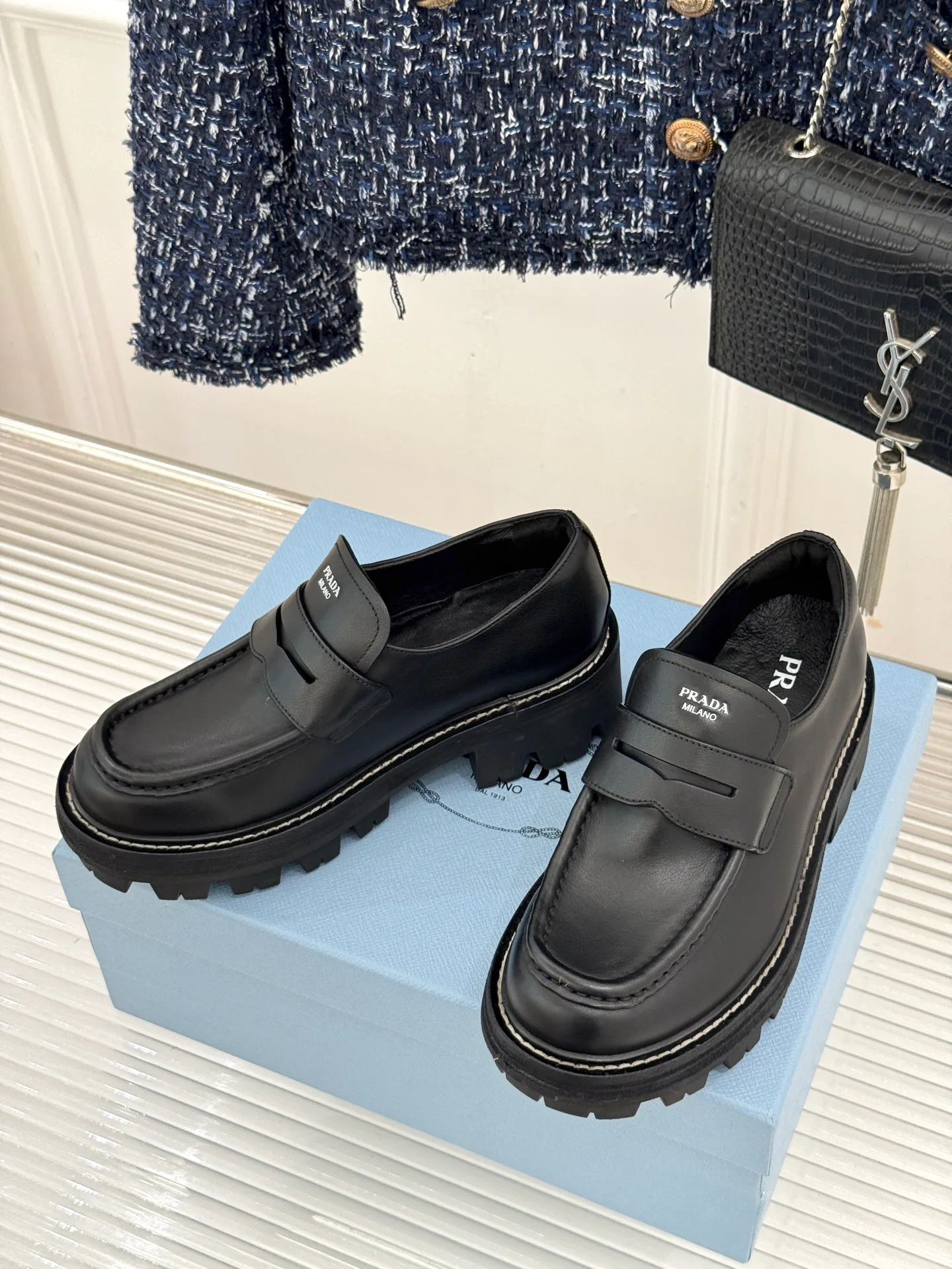 Лоферы И Мокасины Женские Prada 18780372