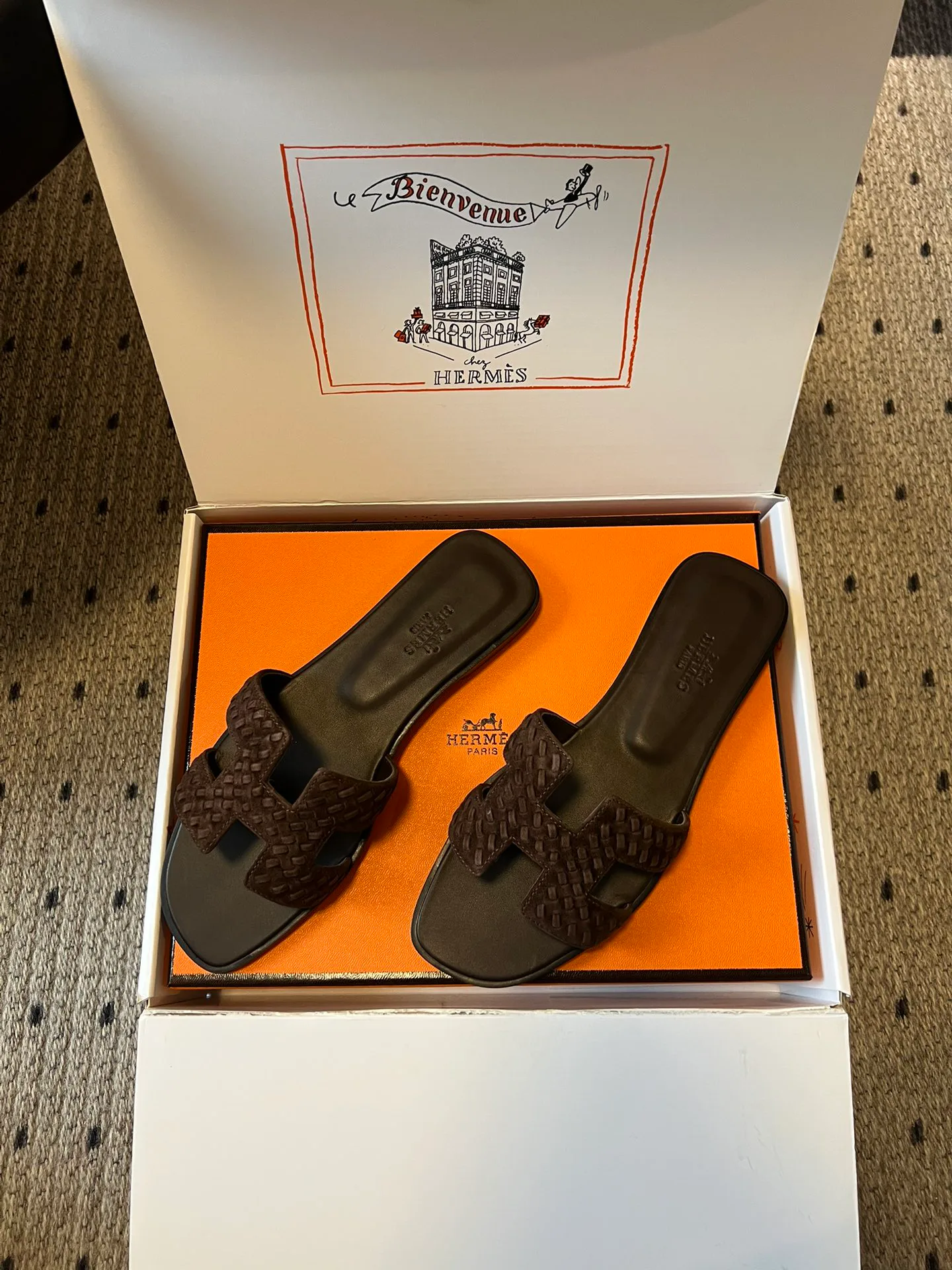 Шлепанцы Женские Hermes 11129424