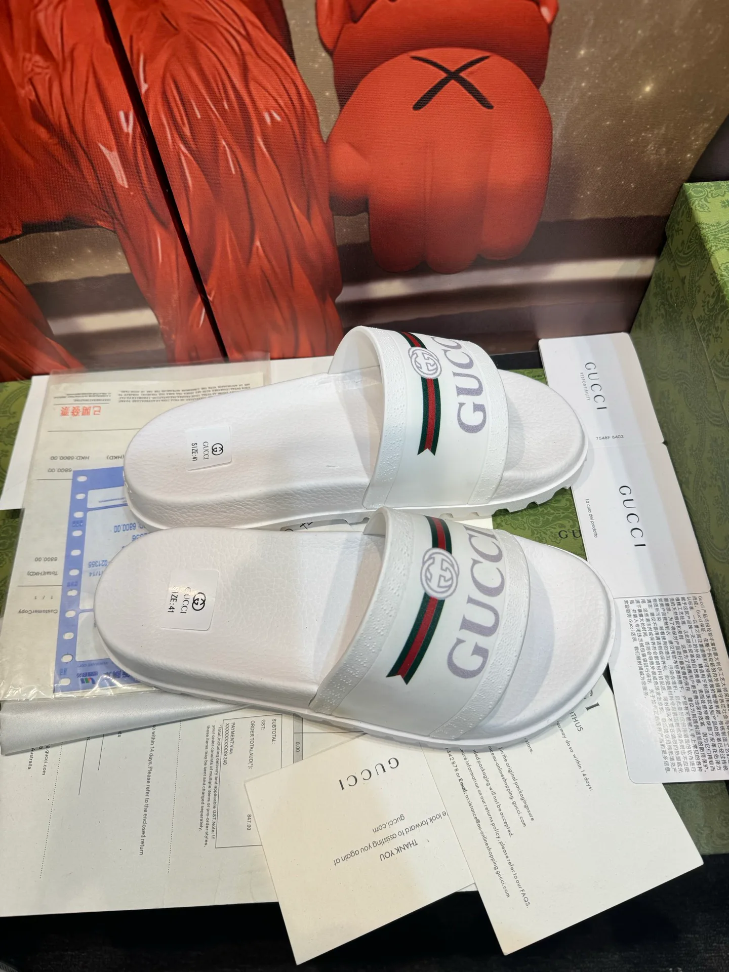 Шлепанцы Женские Gucci 10313910