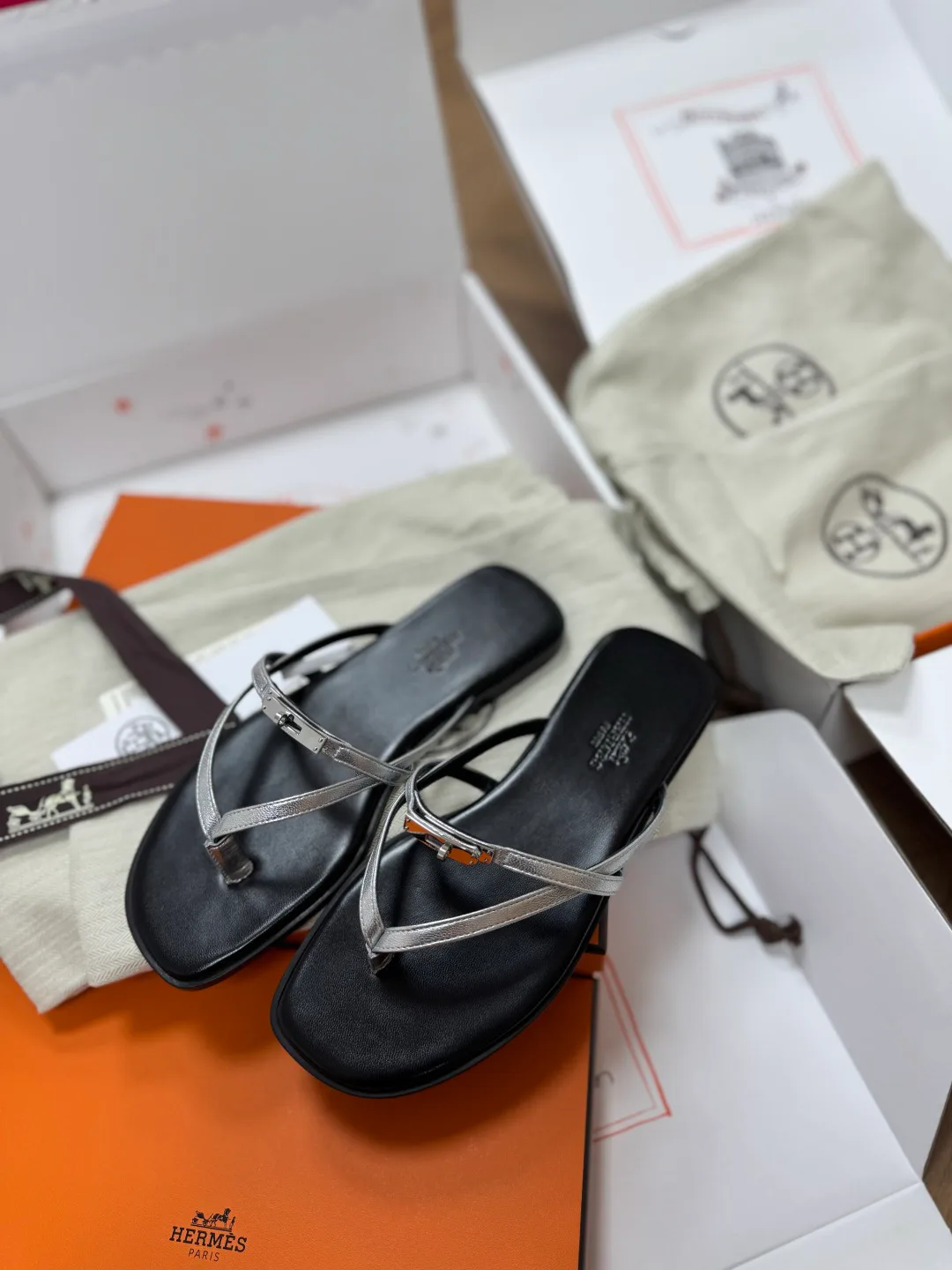 Шлепанцы Женские Hermes 13930285