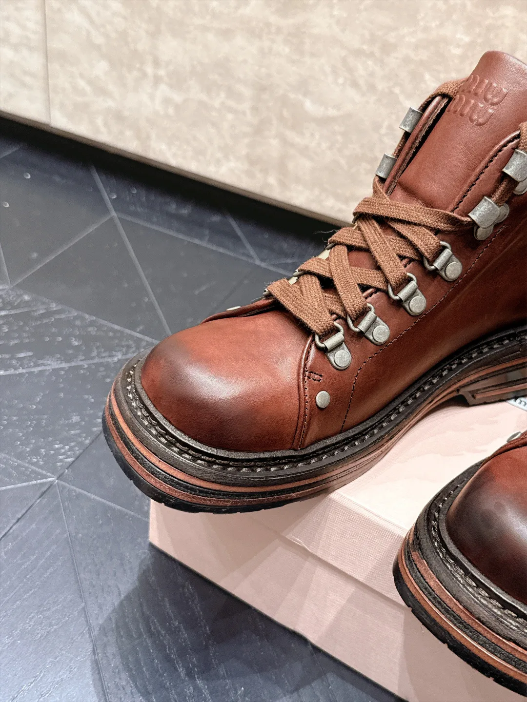 Ботинки Женские Miu Miu 18025630