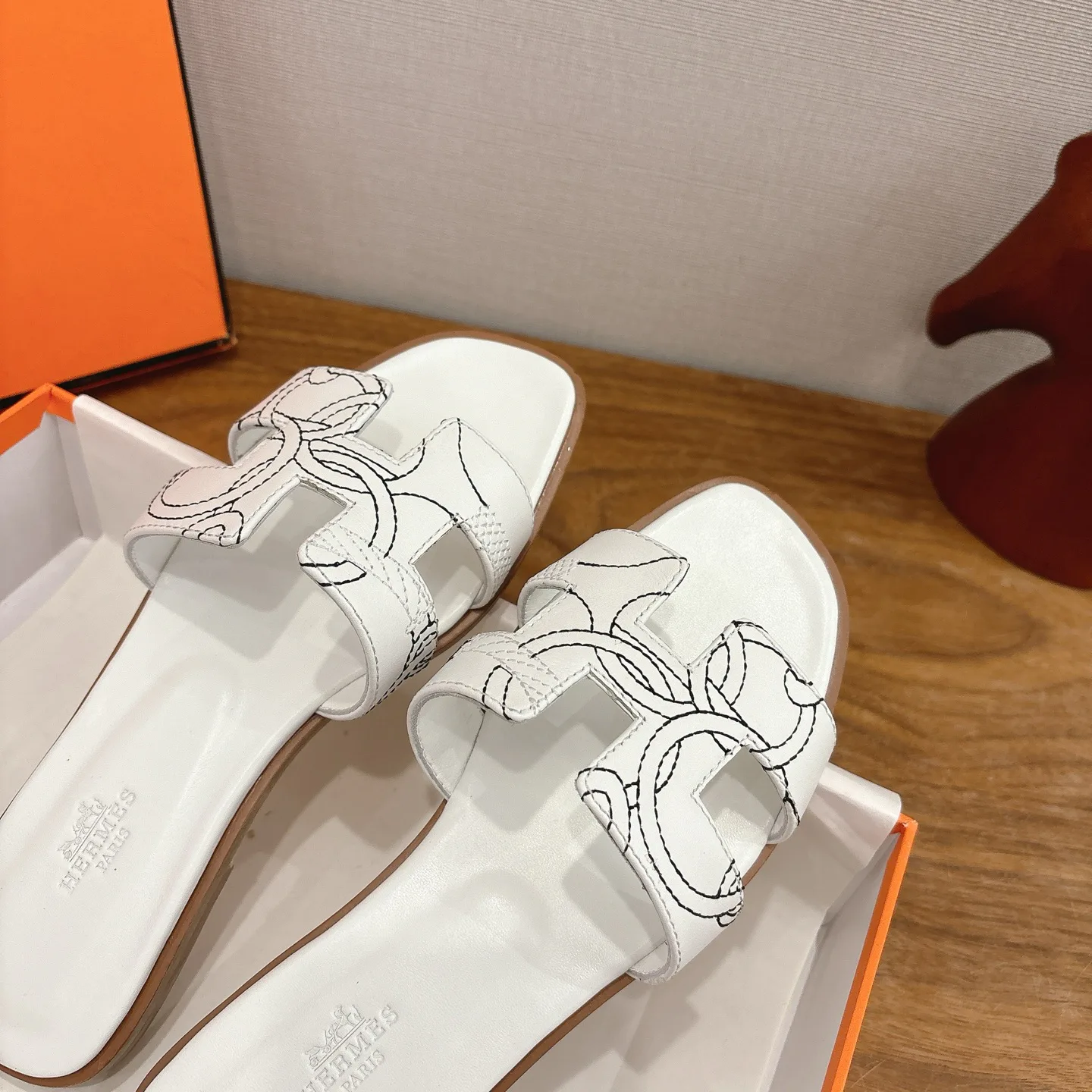 Шлепанцы Женские Hermes 399025