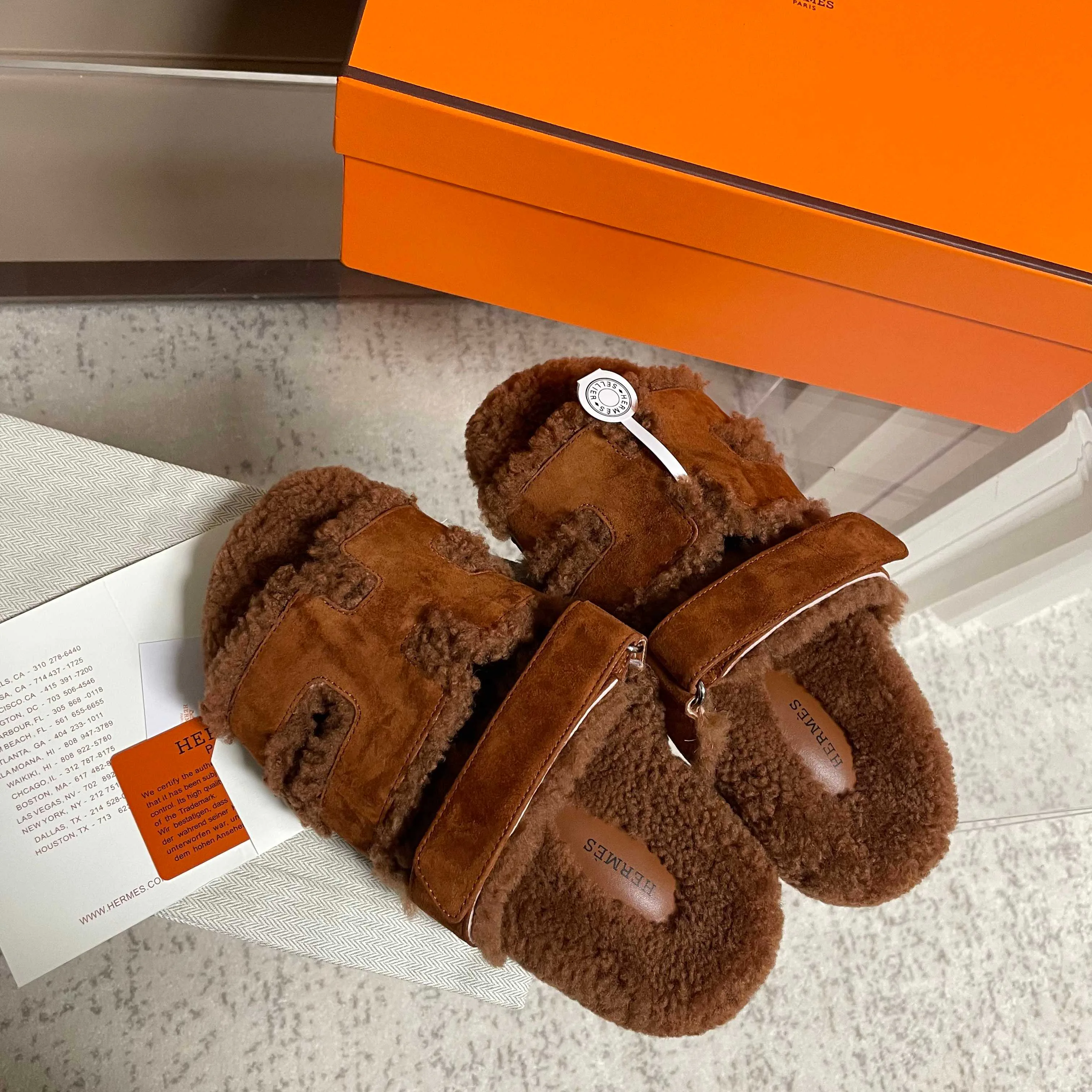 Тапочки Женские Hermes 18436072
