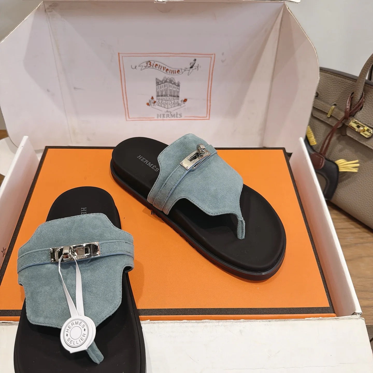 Шлепанцы Женские Hermes 17014858