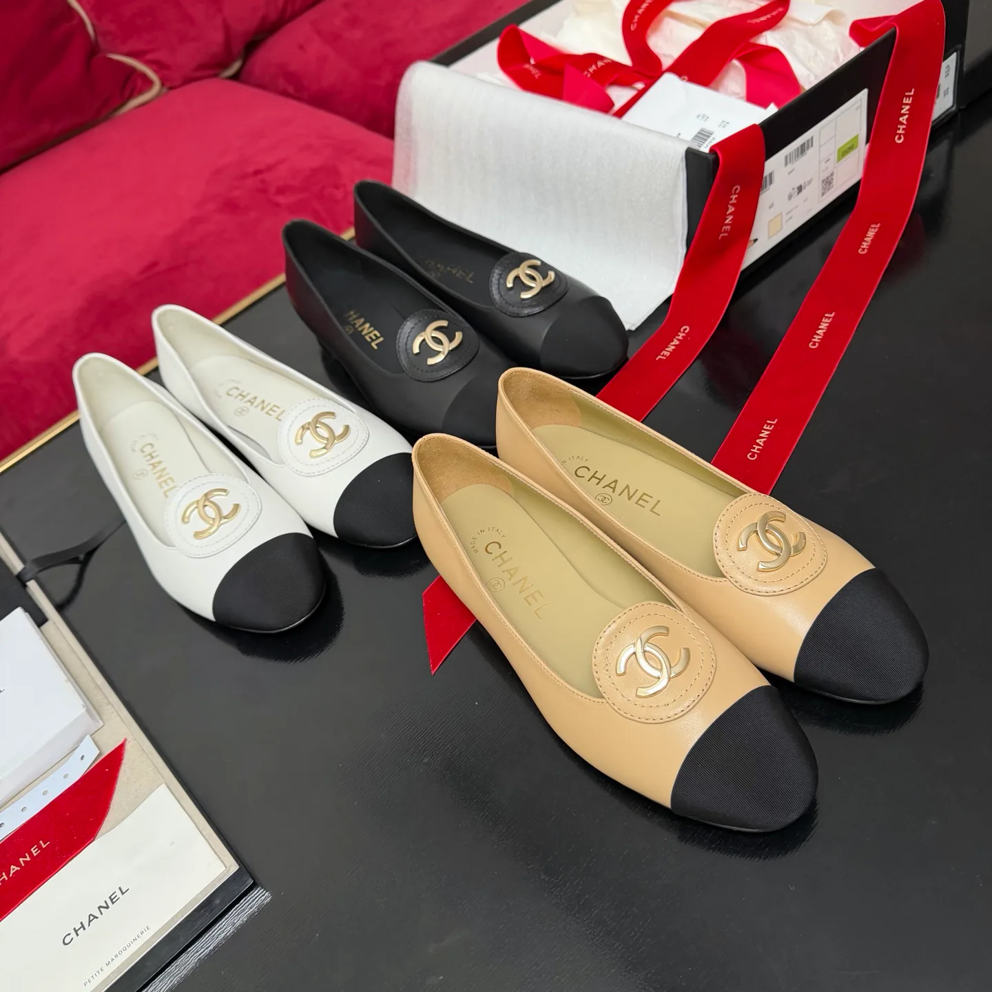 Балетки Женские Chanel 3061727