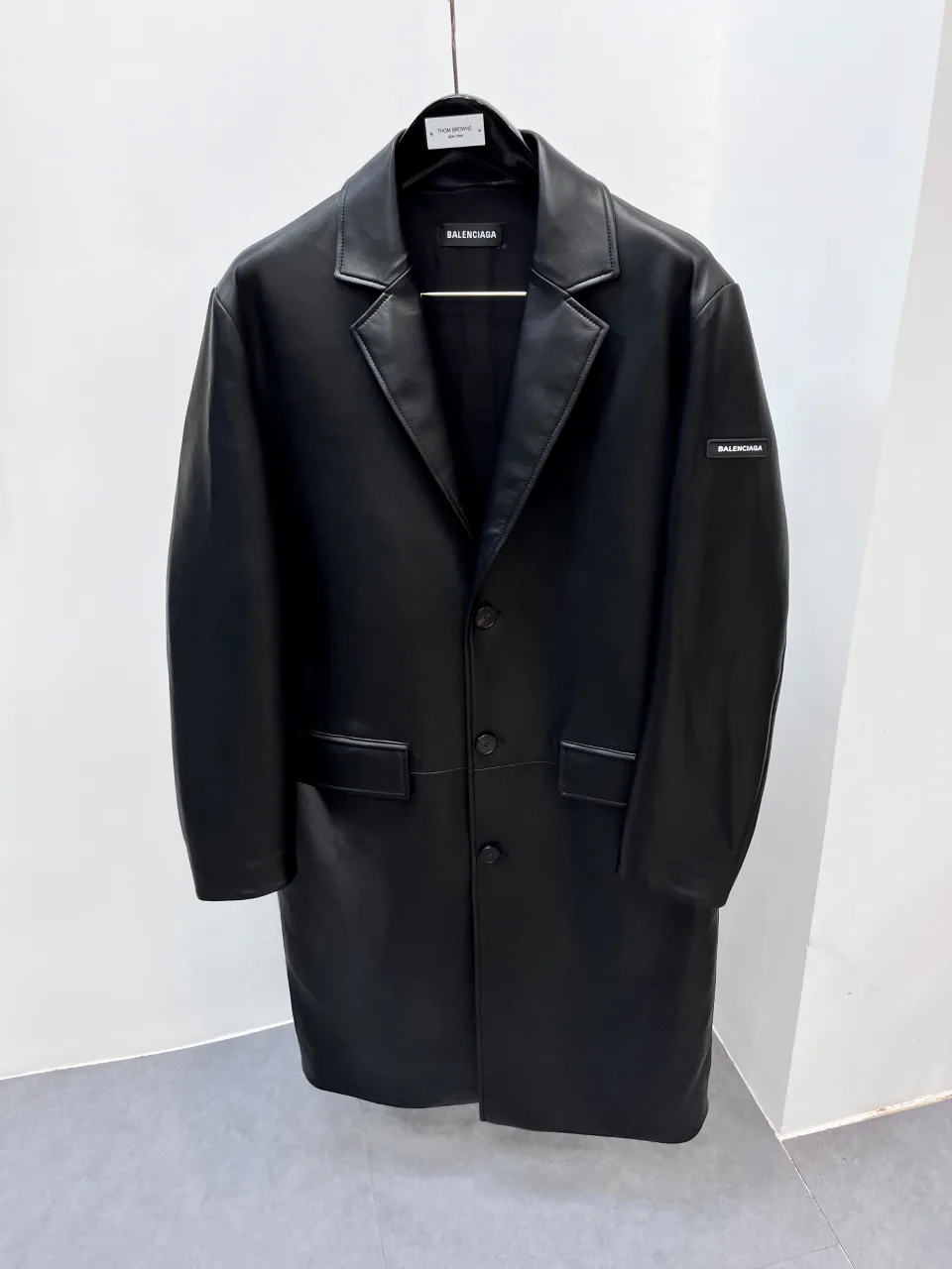 Кожаные Куртки И Дублёнки Мужские Balenciaga 11113982