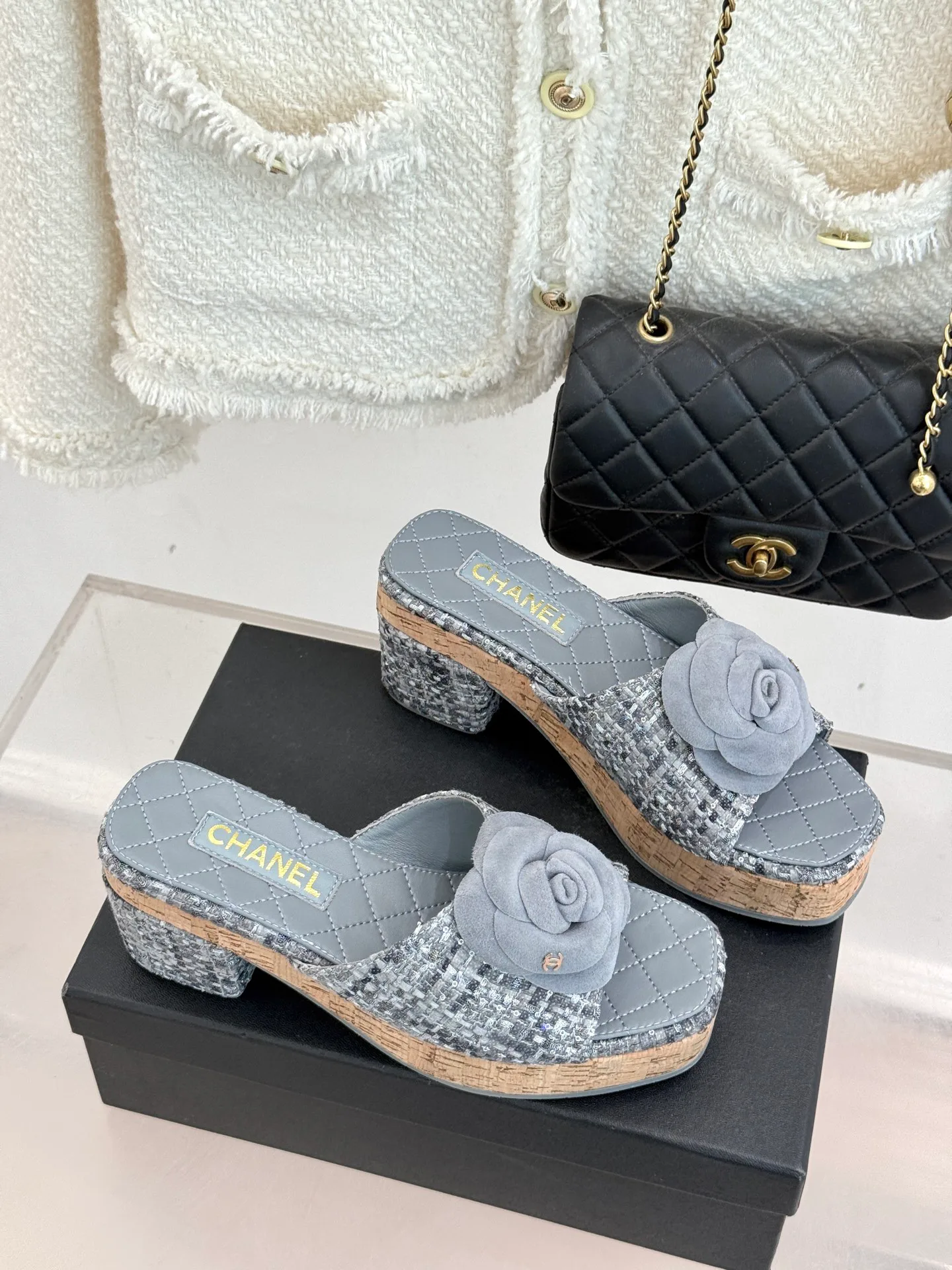 Босоножки Женские Chanel 1262094