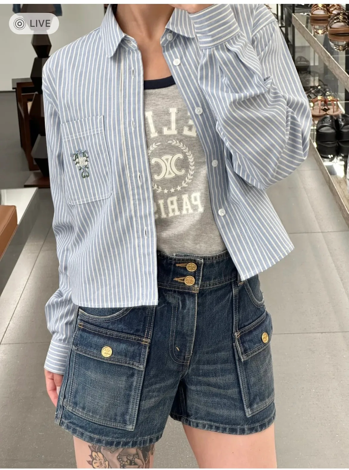 Рубашки Женские Celine 11249809