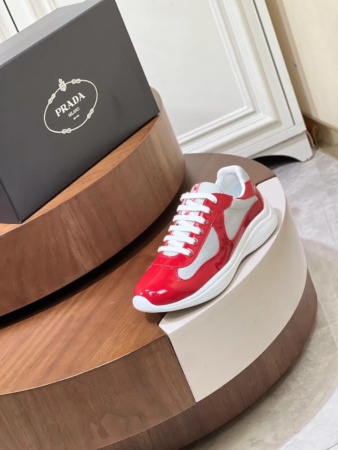 Кроссовки Мужские Prada 476809