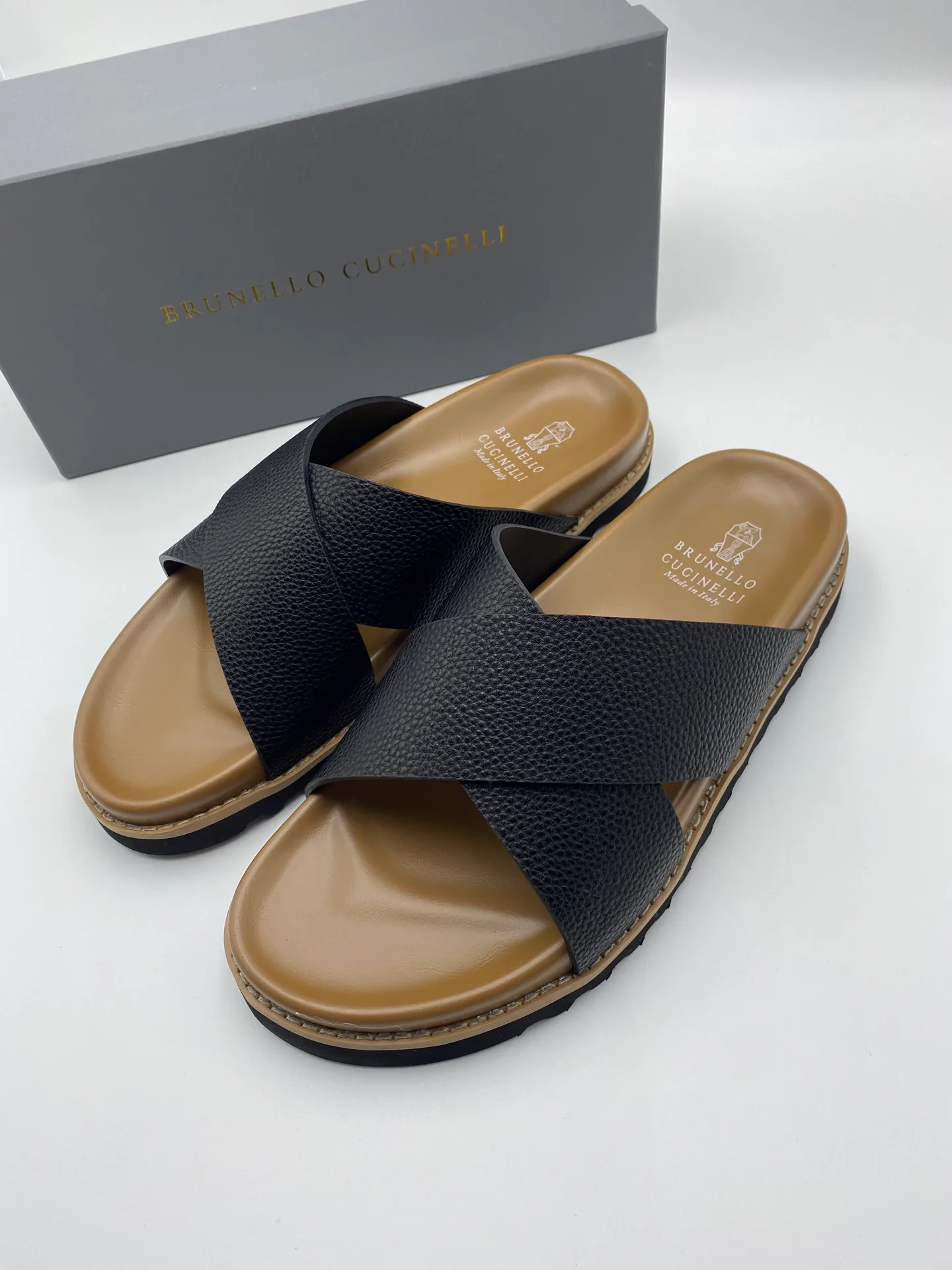 Сандалии Мужские Brunello Cucinelli 4523783