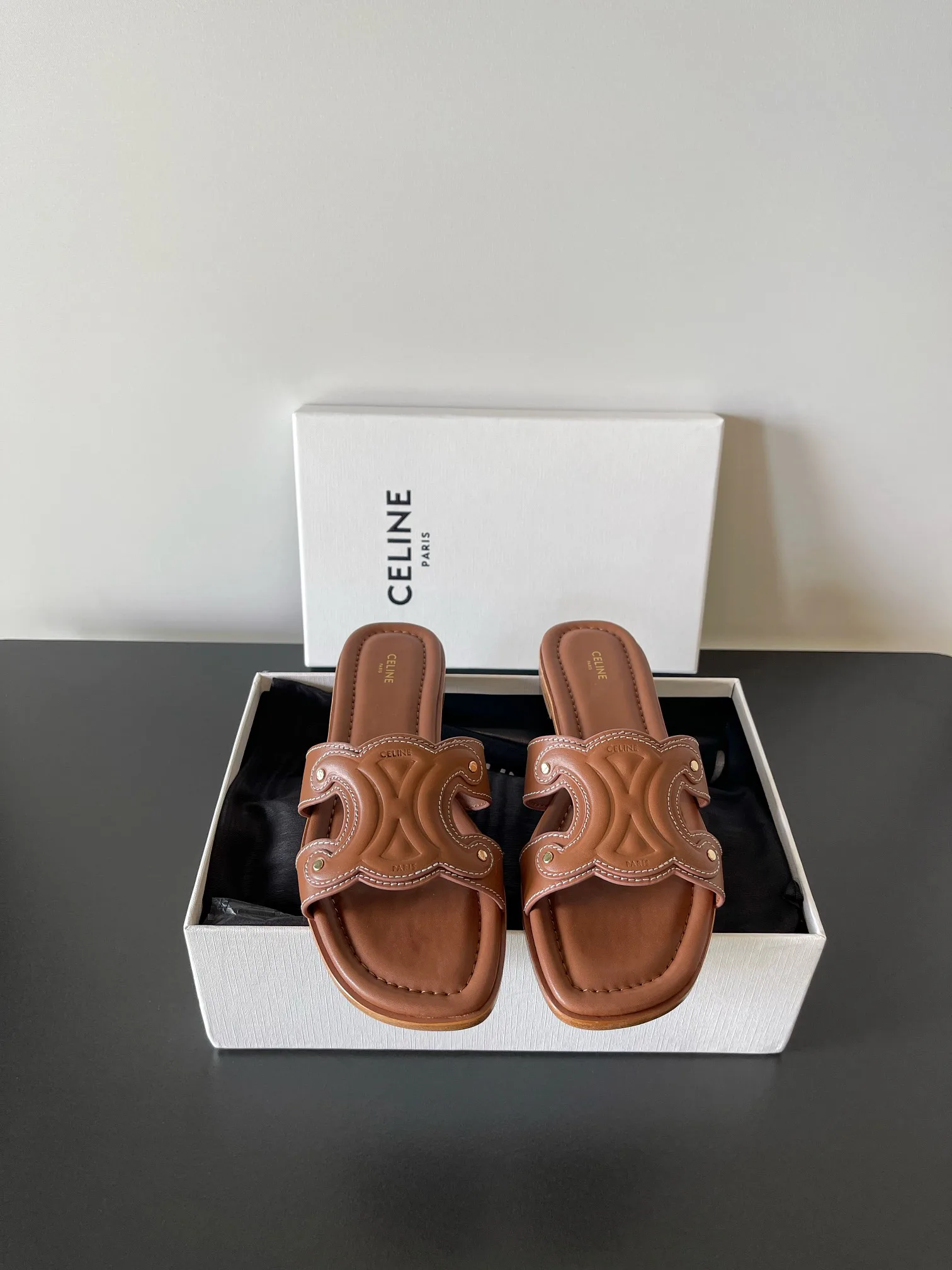 Шлепанцы Женские Celine 1462748