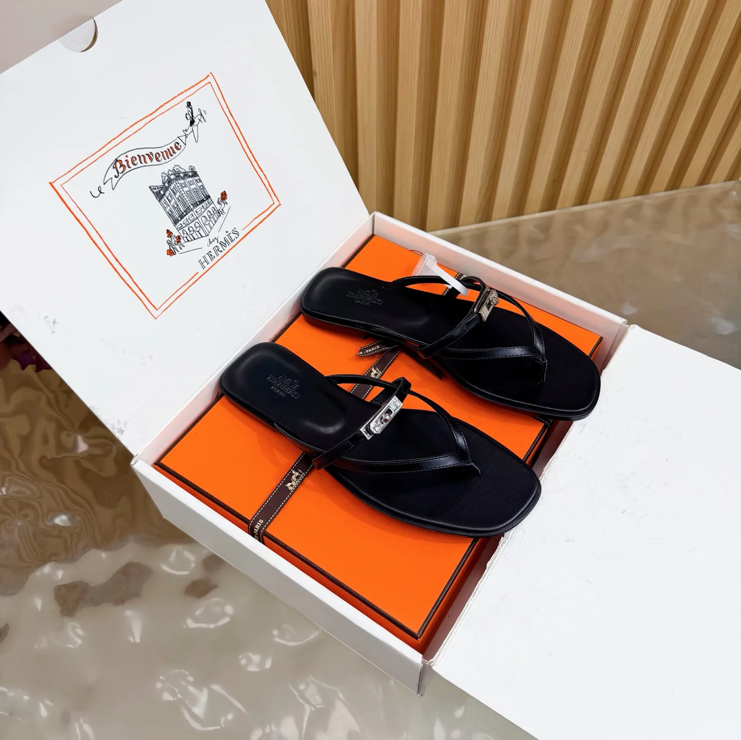 Шлепанцы Женские Hermes 805054