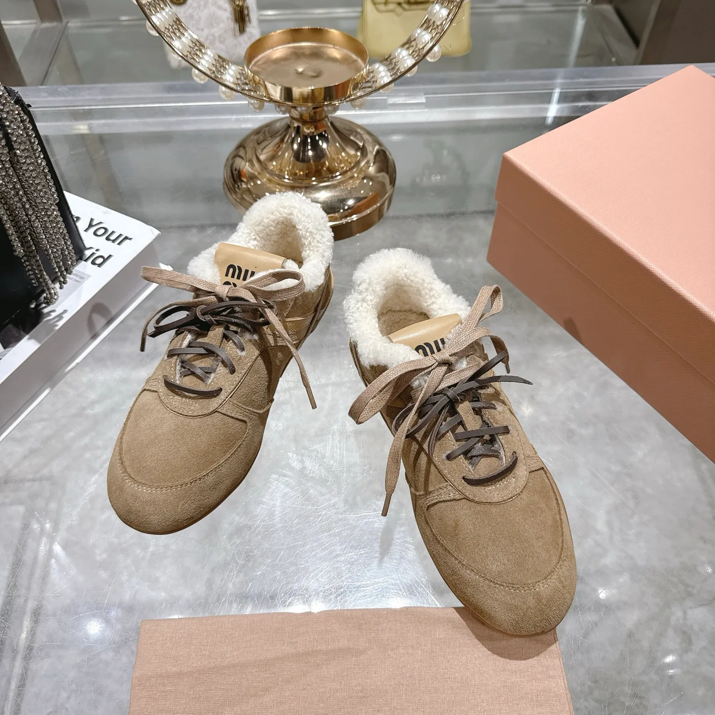 Кроссовки Женские Miu Miu 397947