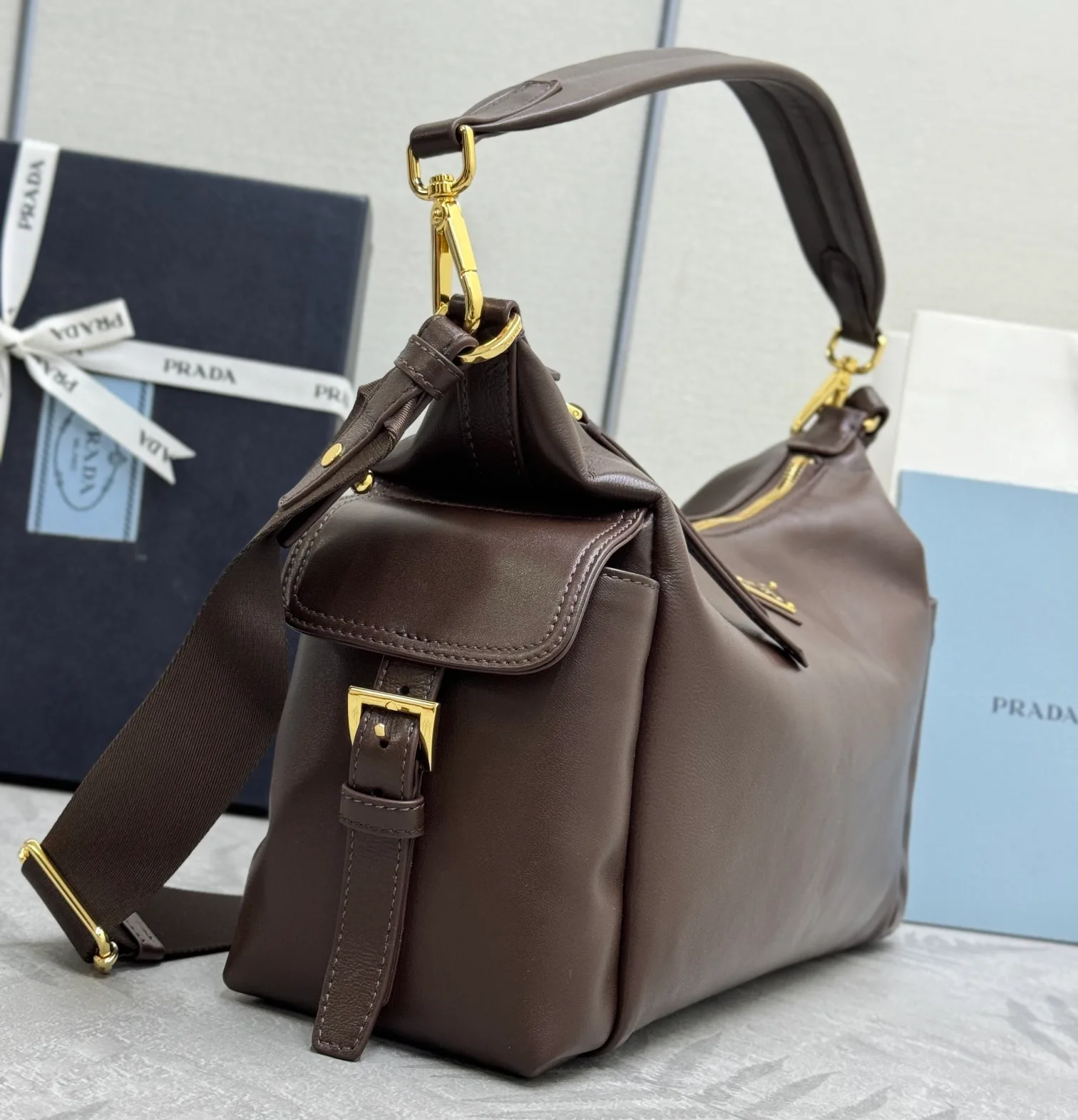 Сумки На Ремне Женские Prada 12583866