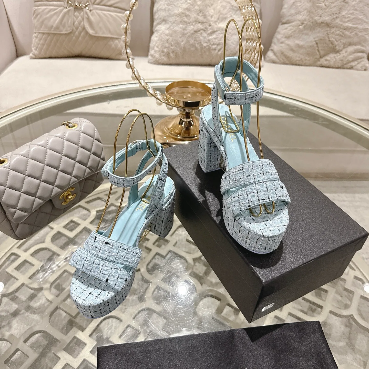 Босоножки Женские Chanel 9361031